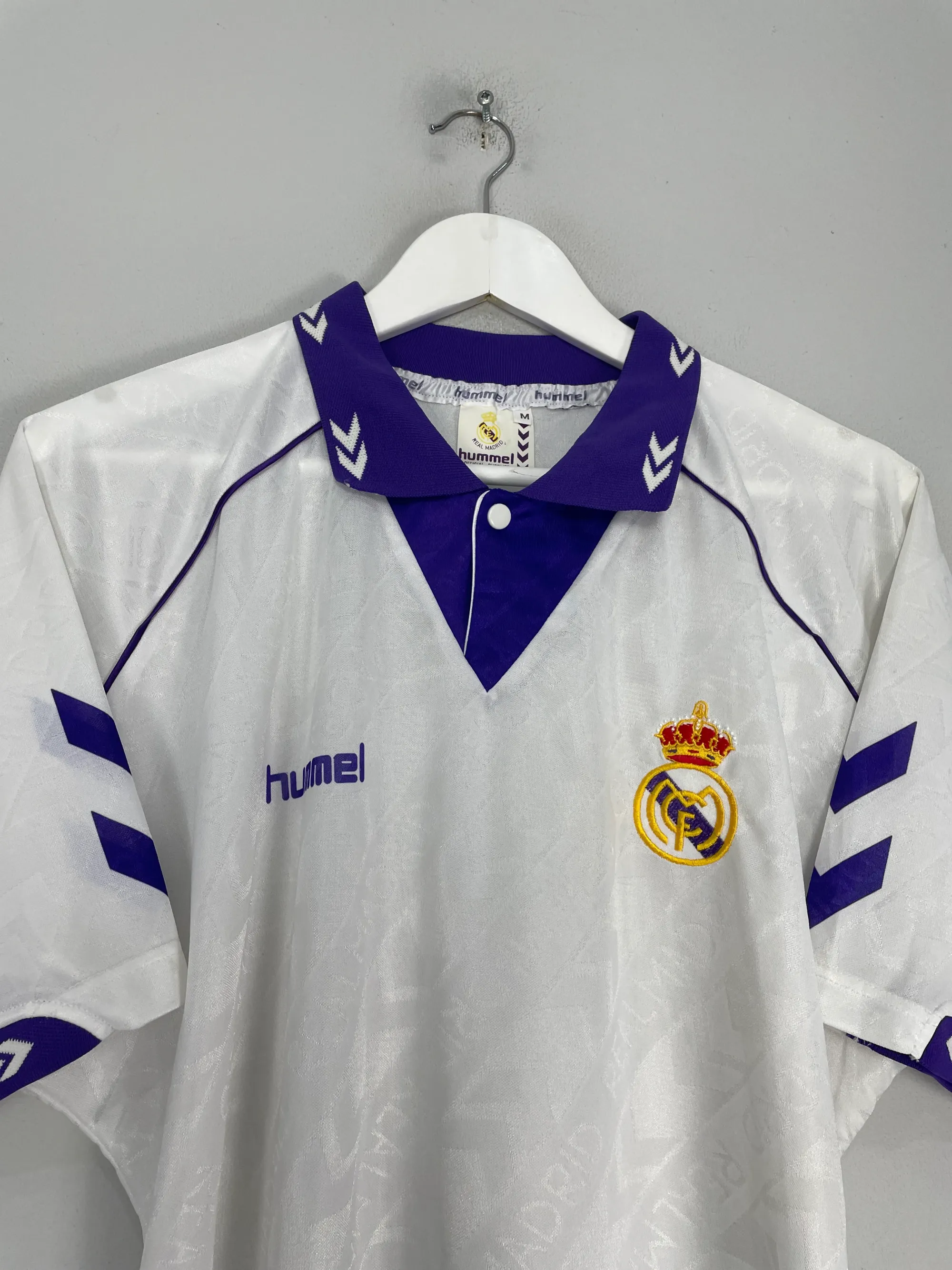 1993/94 REAL MADRID HOME SHIRT (M) HUMMEL | 8301631635683 | FOOTY.COM