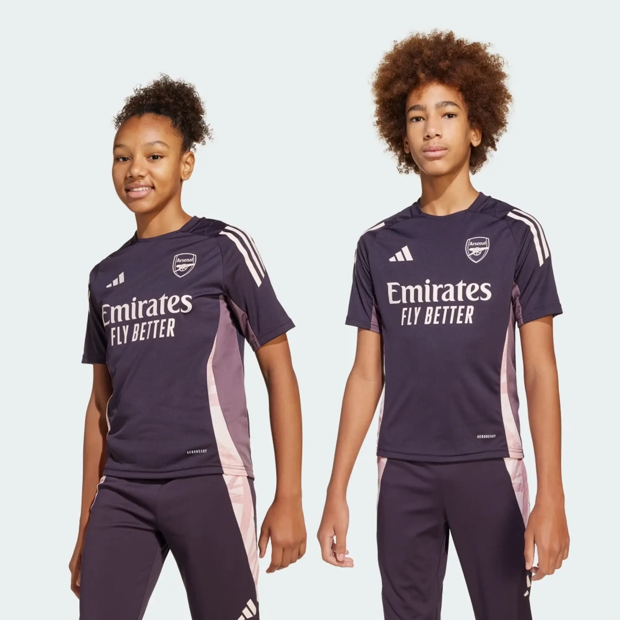 adidas Arsenal Training T-Shirt Tiro 24 - Purple Kids - ['Purple']