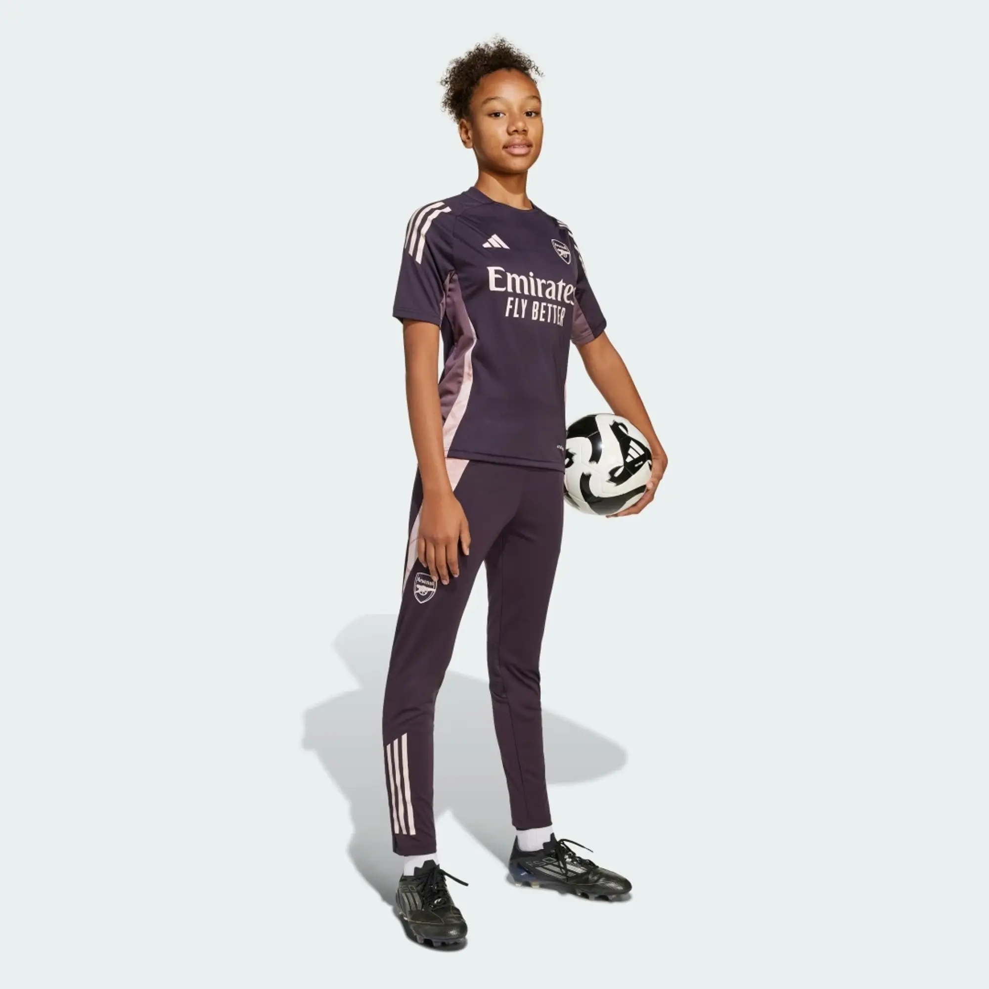 adidas Arsenal Training T-Shirt Tiro 24 - Purple Kids - ['Purple']