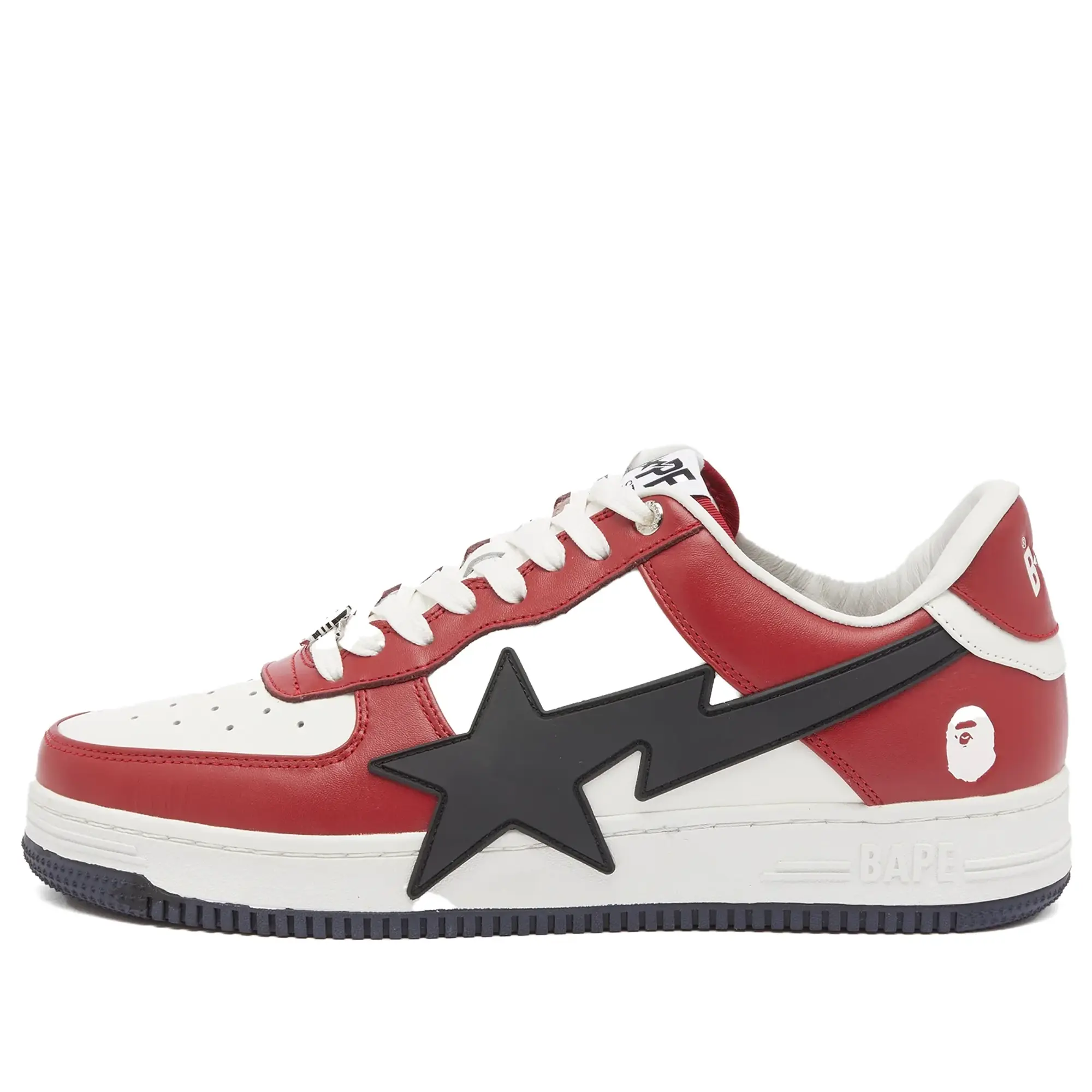 A Bathing Ape Men's Bape Sta OS #2 M2 Red Black