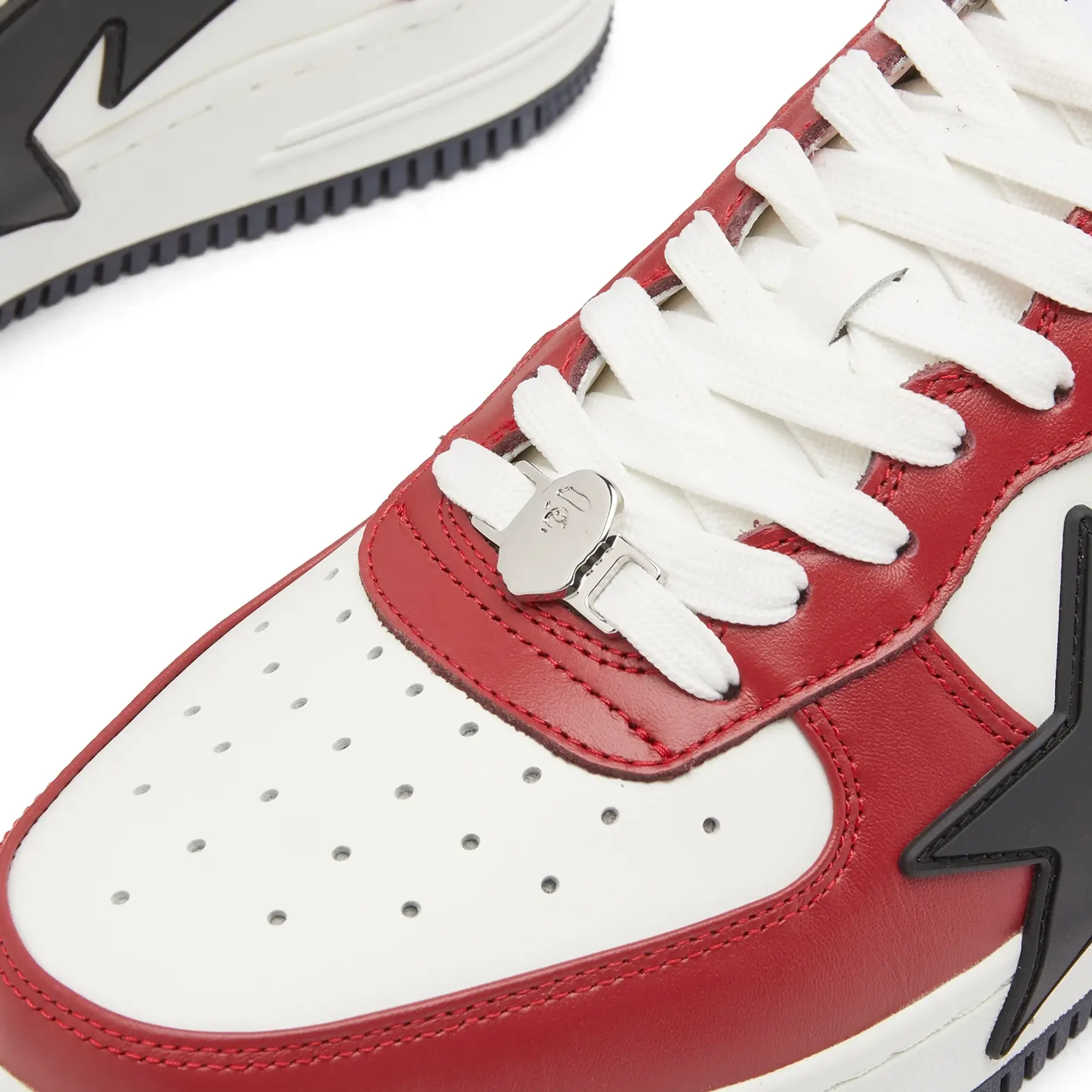 A Bathing Ape Men's Bape Sta OS #2 M2 Red Black
