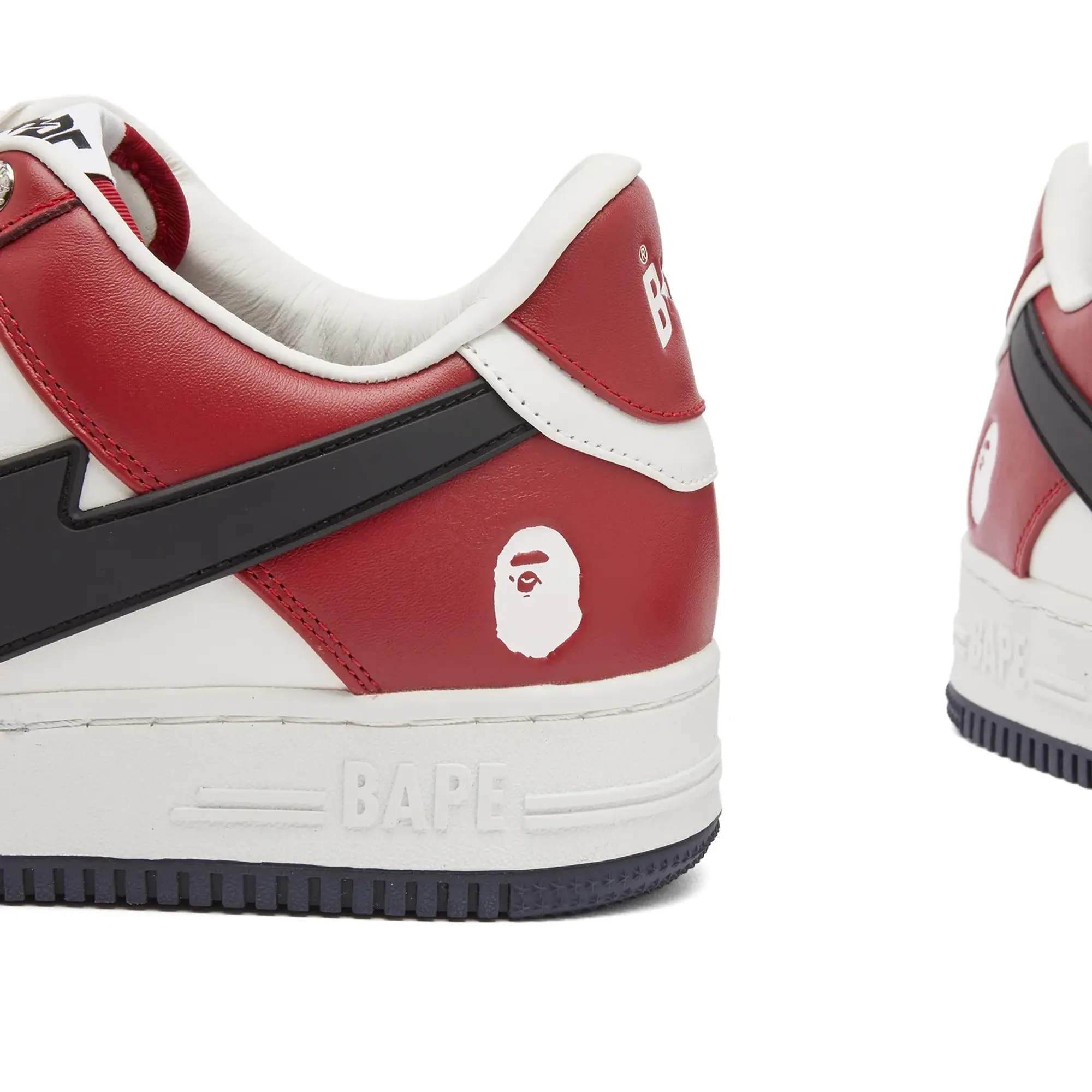 A Bathing Ape Men's Bape Sta OS #2 M2 Red Black
