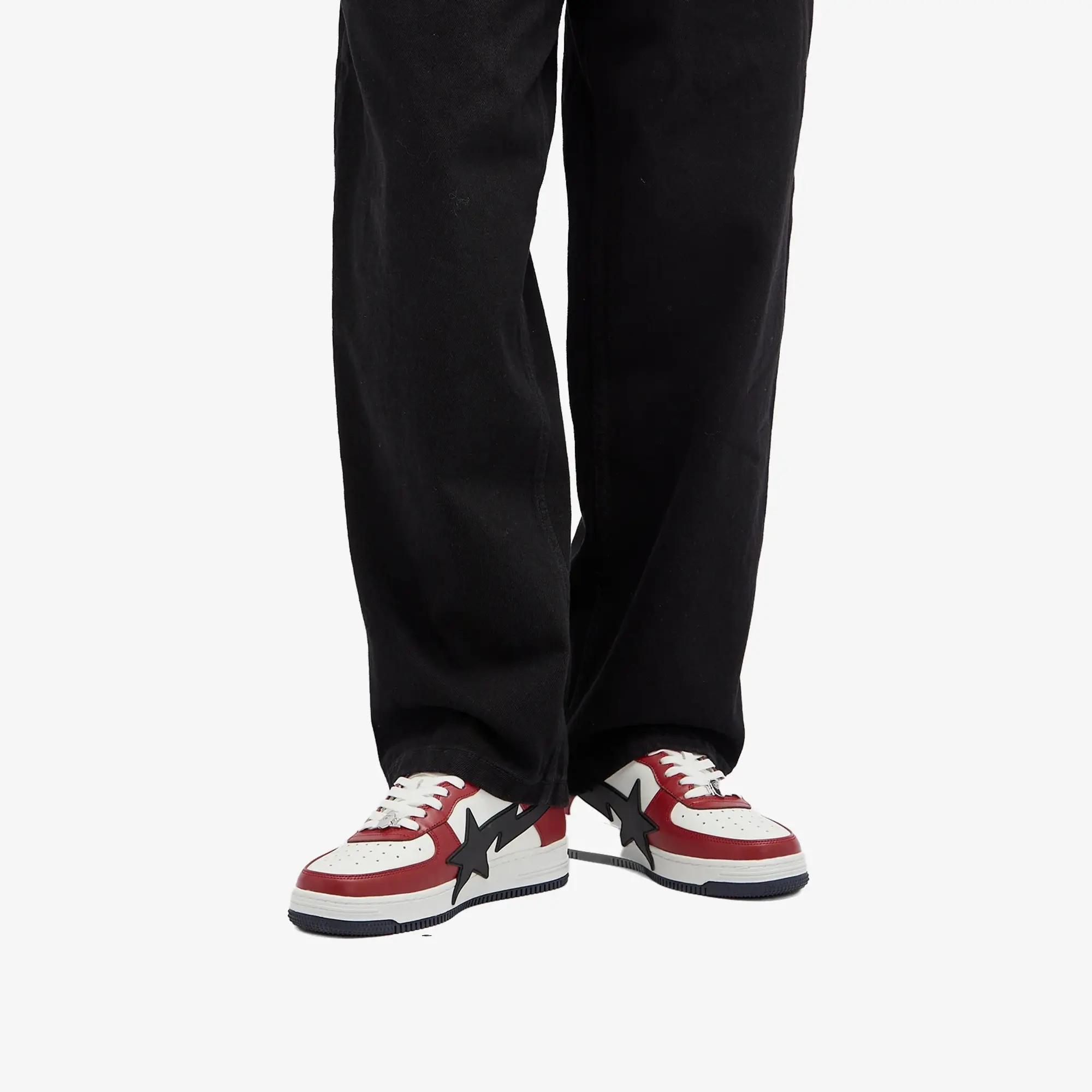 A Bathing Ape Men's Bape Sta OS #2 M2 Red Black
