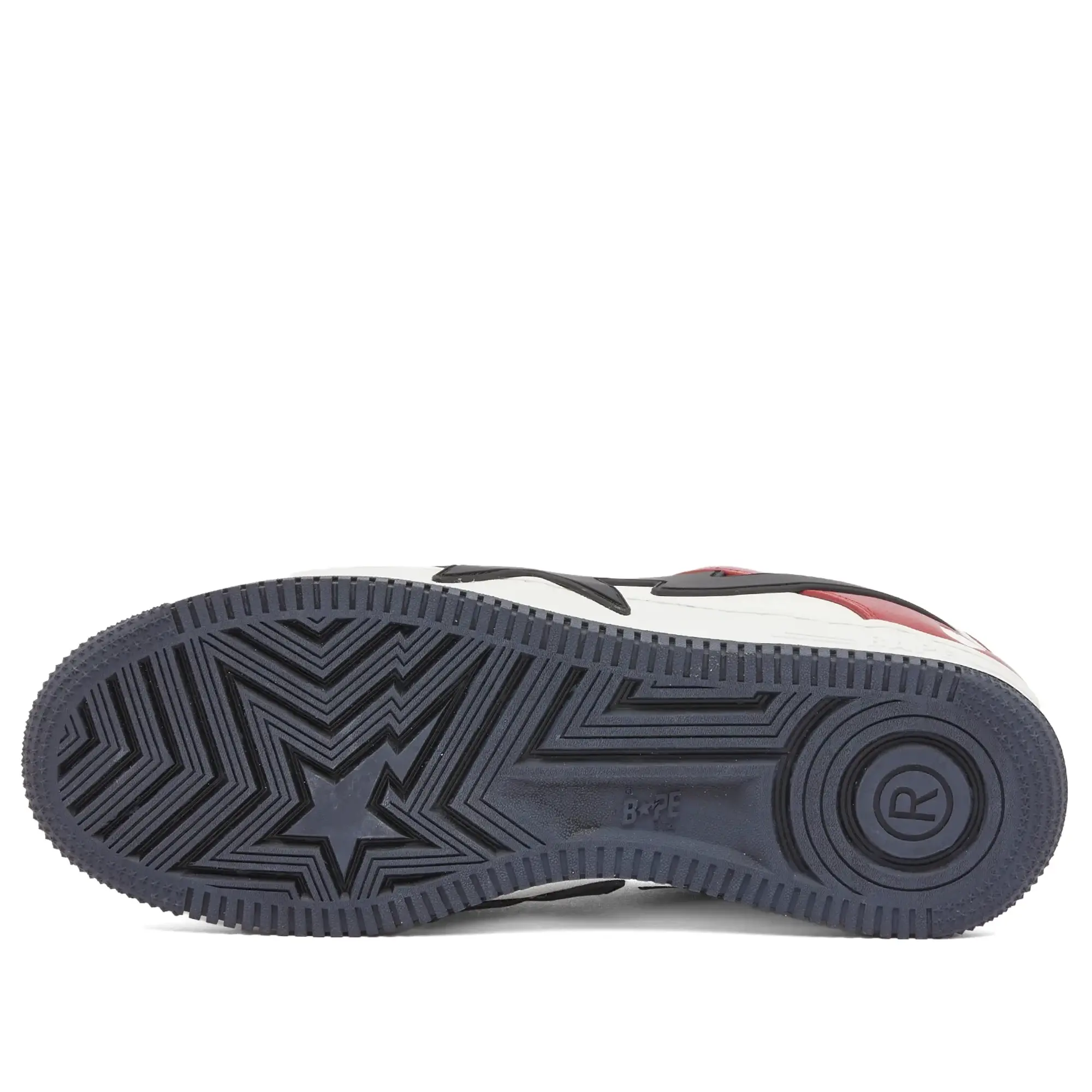 A Bathing Ape Men's Bape Sta OS #2 M2 Red Black