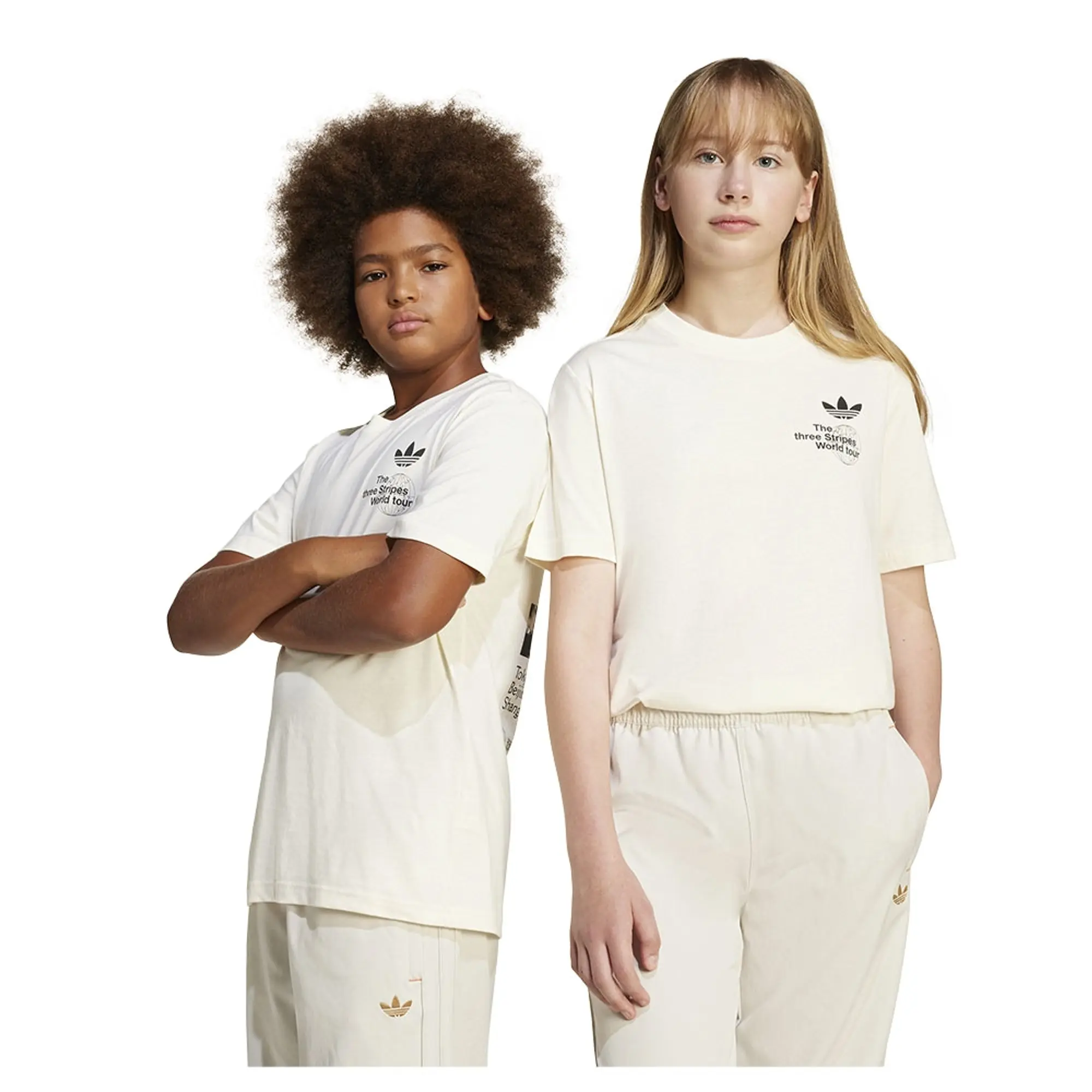 adidas Originals Junior Worldwide T-Shirt - White - Size XL/B - White