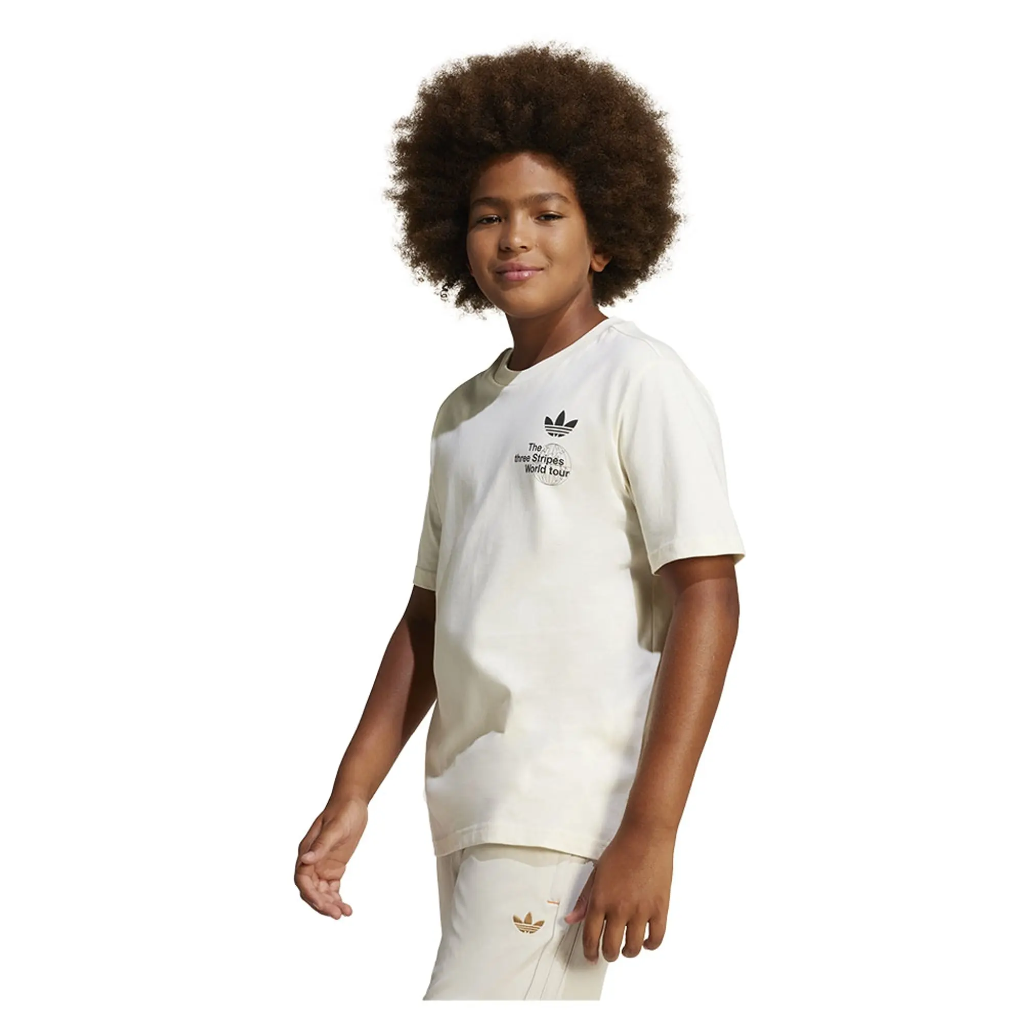 adidas Originals Junior Worldwide T-Shirt - White - Size XL/B - White