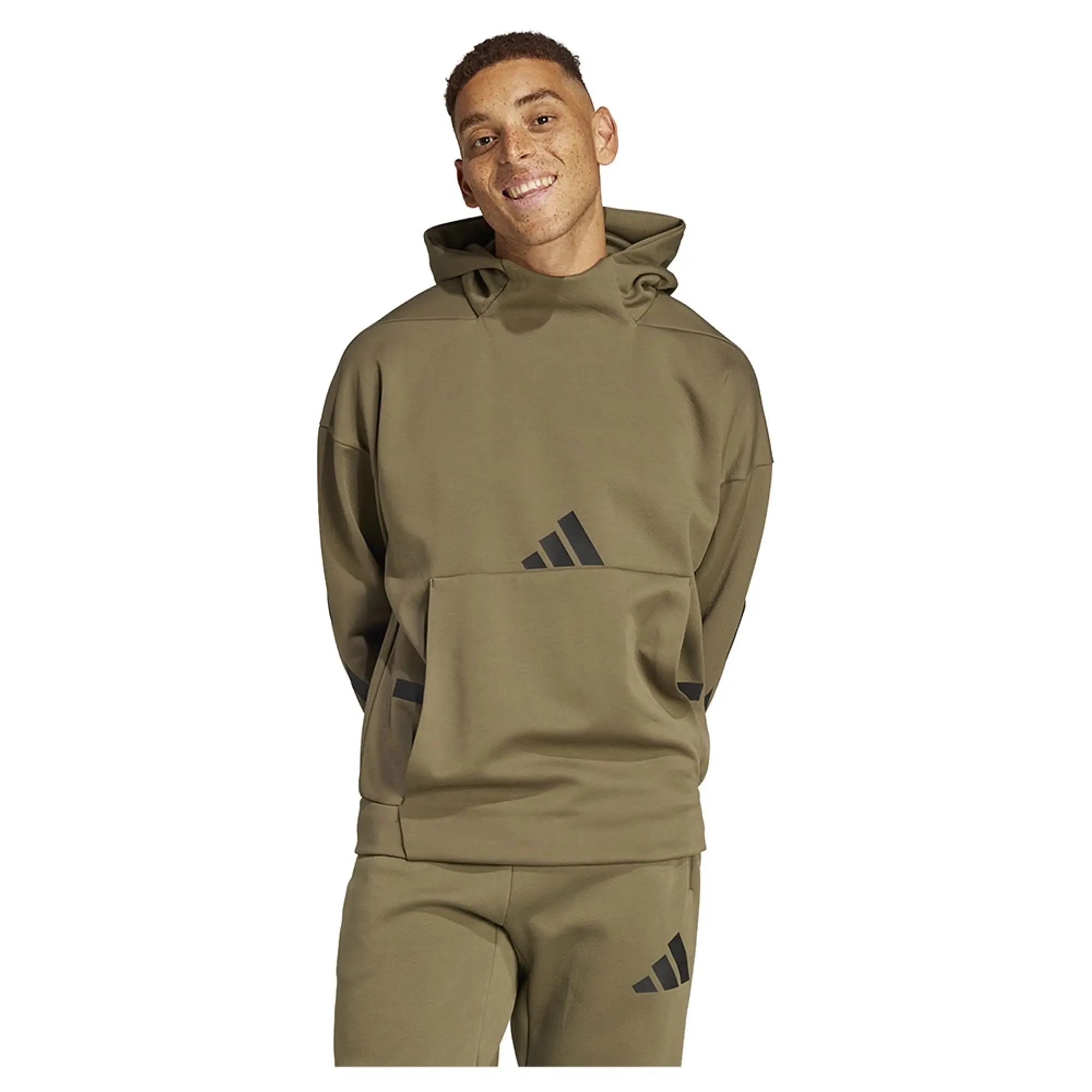 Sweatshirt Adidas Z.N.E. Premium Hoodie Olive Strata Xxl