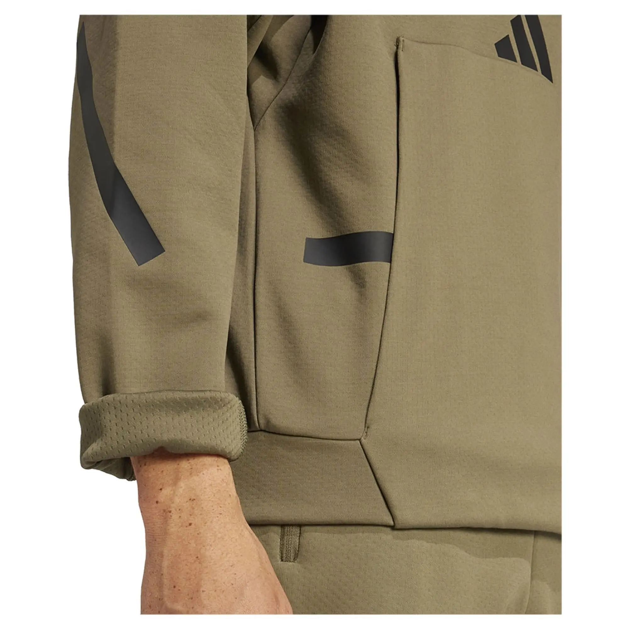 Sweatshirt Adidas Z.N.E. Premium Hoodie Olive Strata Xxl