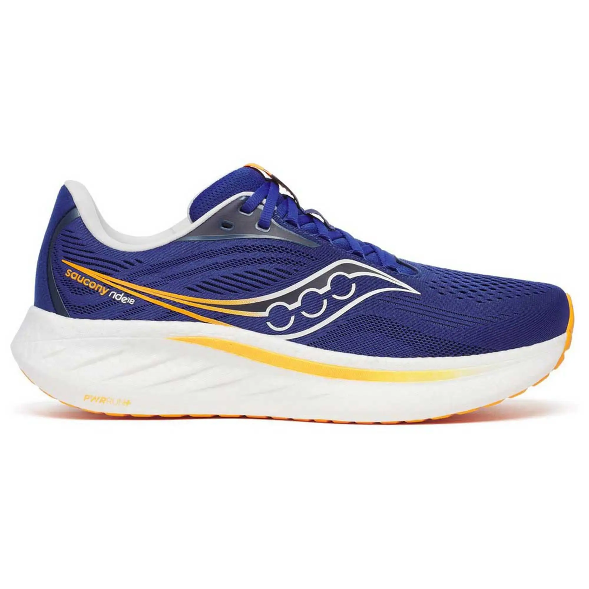 Saucony Men's Road Running Shoes Brooks Ride 18 - Blue