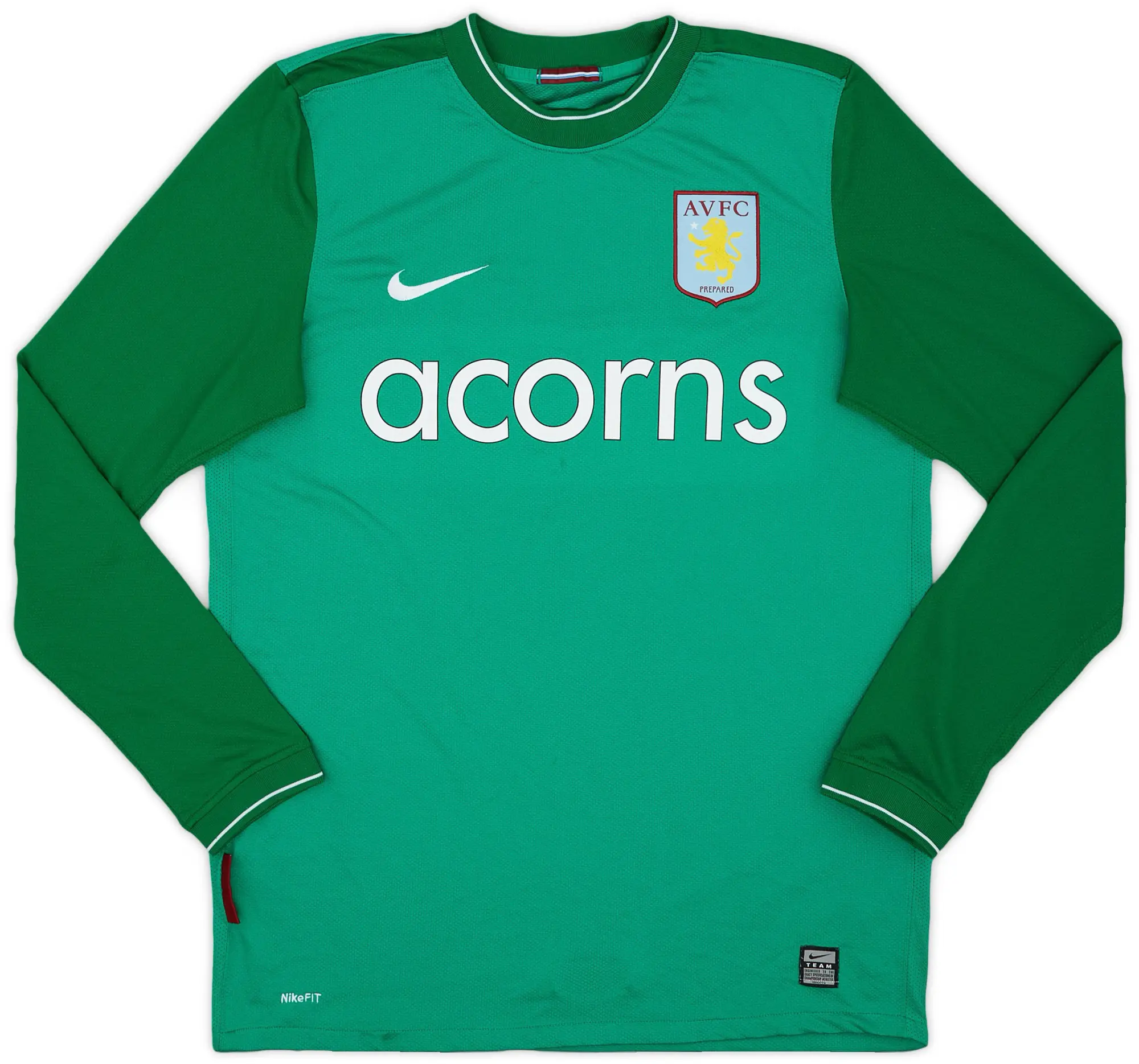 Nike 2009-10 Aston Villa GK Shirt - 8/10 - (M)