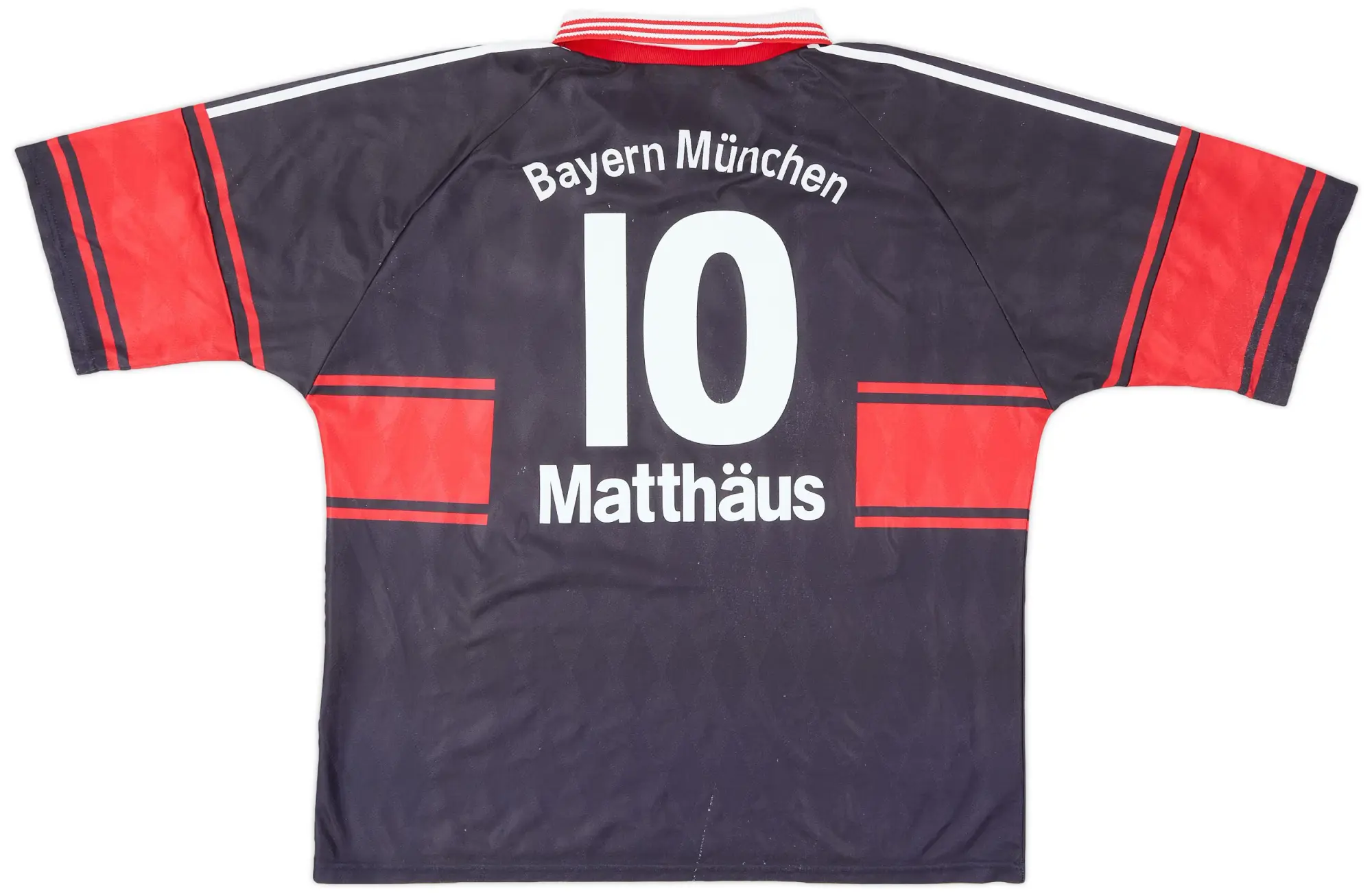 adidas 1997-99 Bayern Munich Home Shirt Matthaus #10 - 7/10 - (XXL)