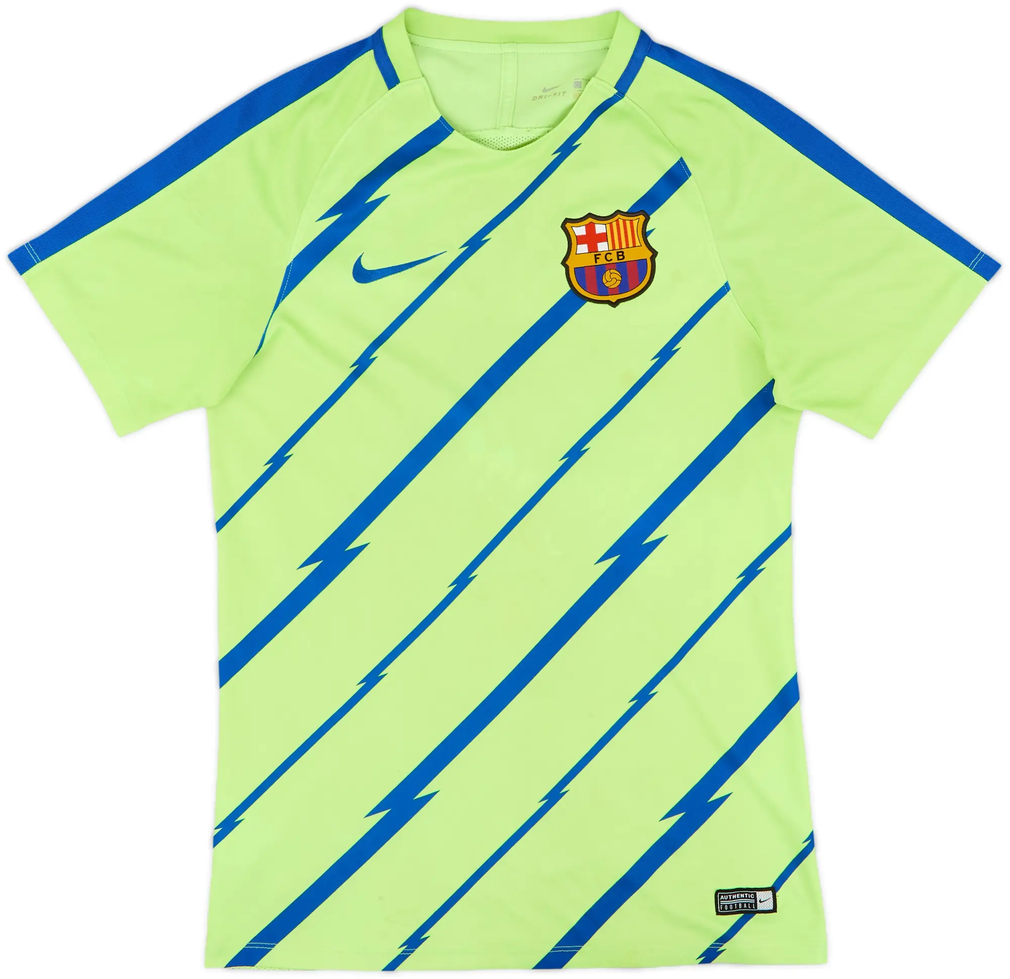 2017-18 Barcelona Nike Training Shirt - 9/10 - (M)