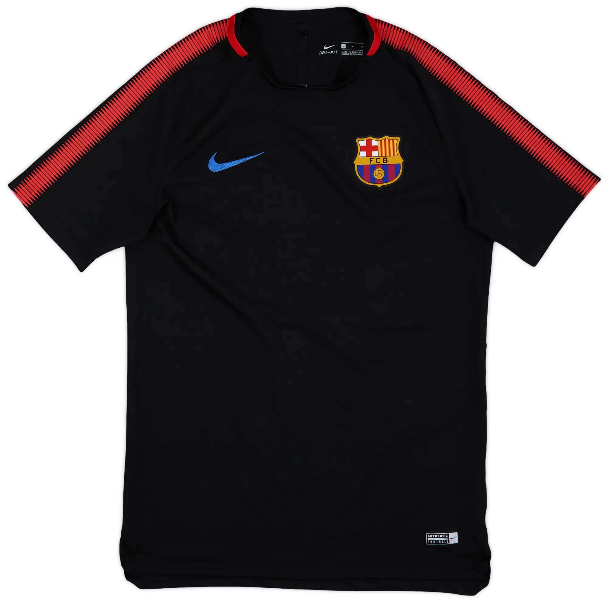 2017-18 Barcelona Nike Training Shirt - 9/10 - (M)