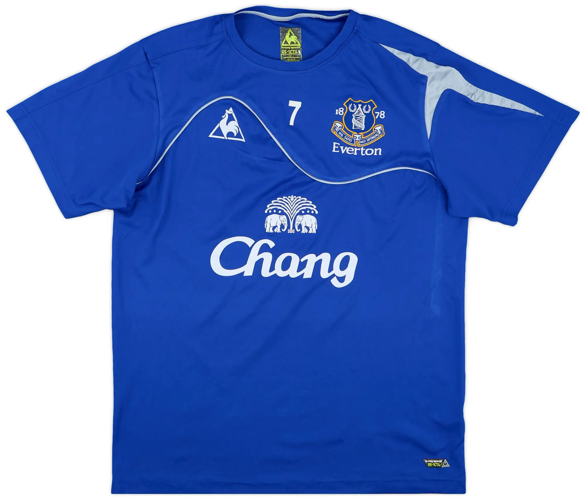 2009-10 Everton Player Issue Le Coq Sportif Training Shirt #7 - 7/10 - (L)