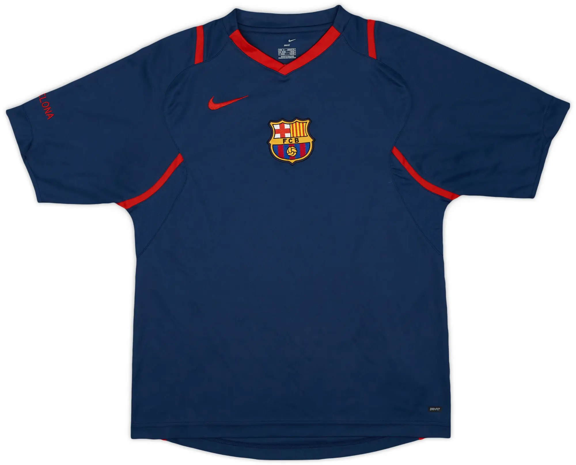 2006-07 Barcelona Nike Training Shirt - 8/10 - (S)