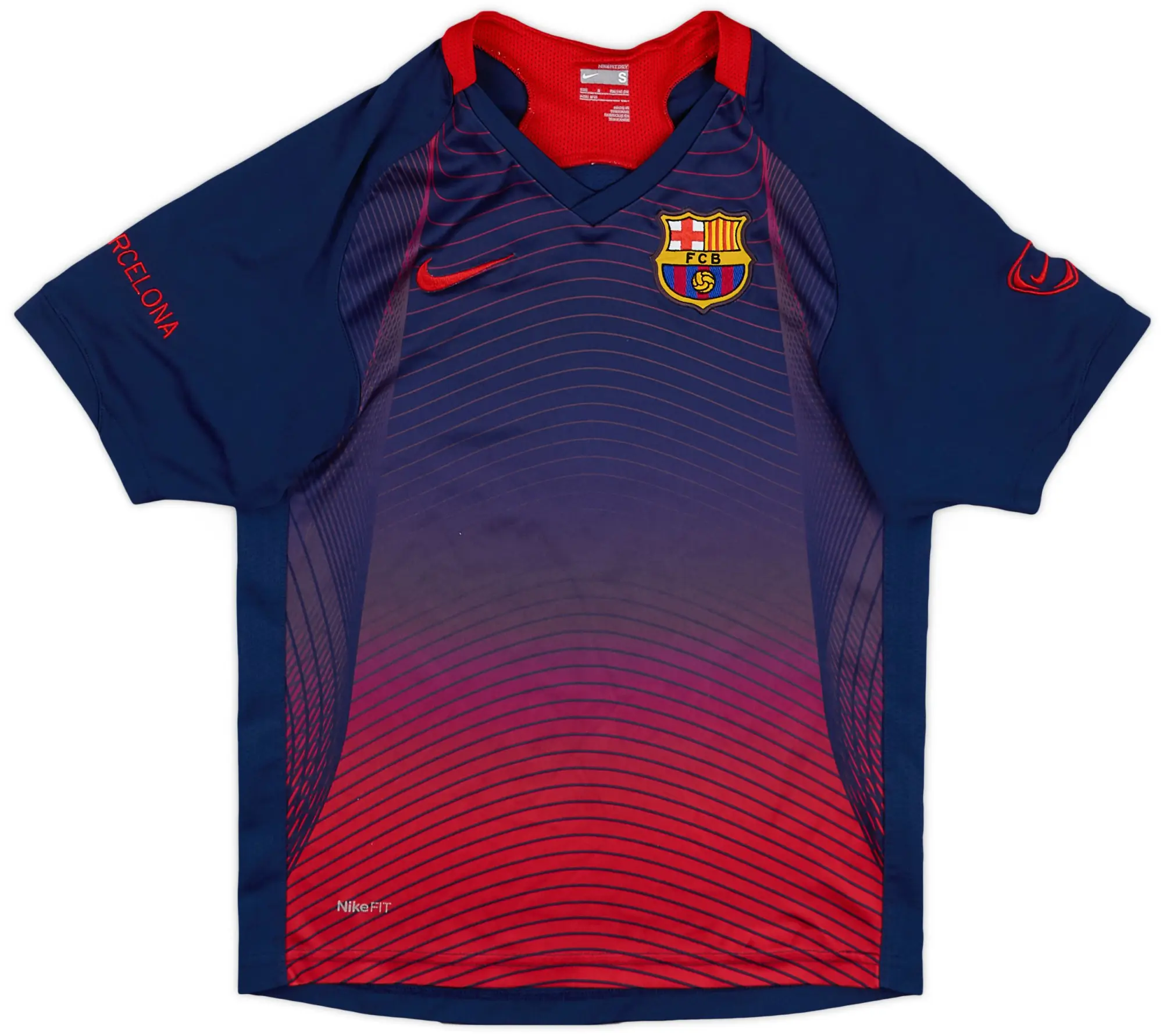 2006-07 Barcelona Nike Training Shirt - 8/10 - (S)