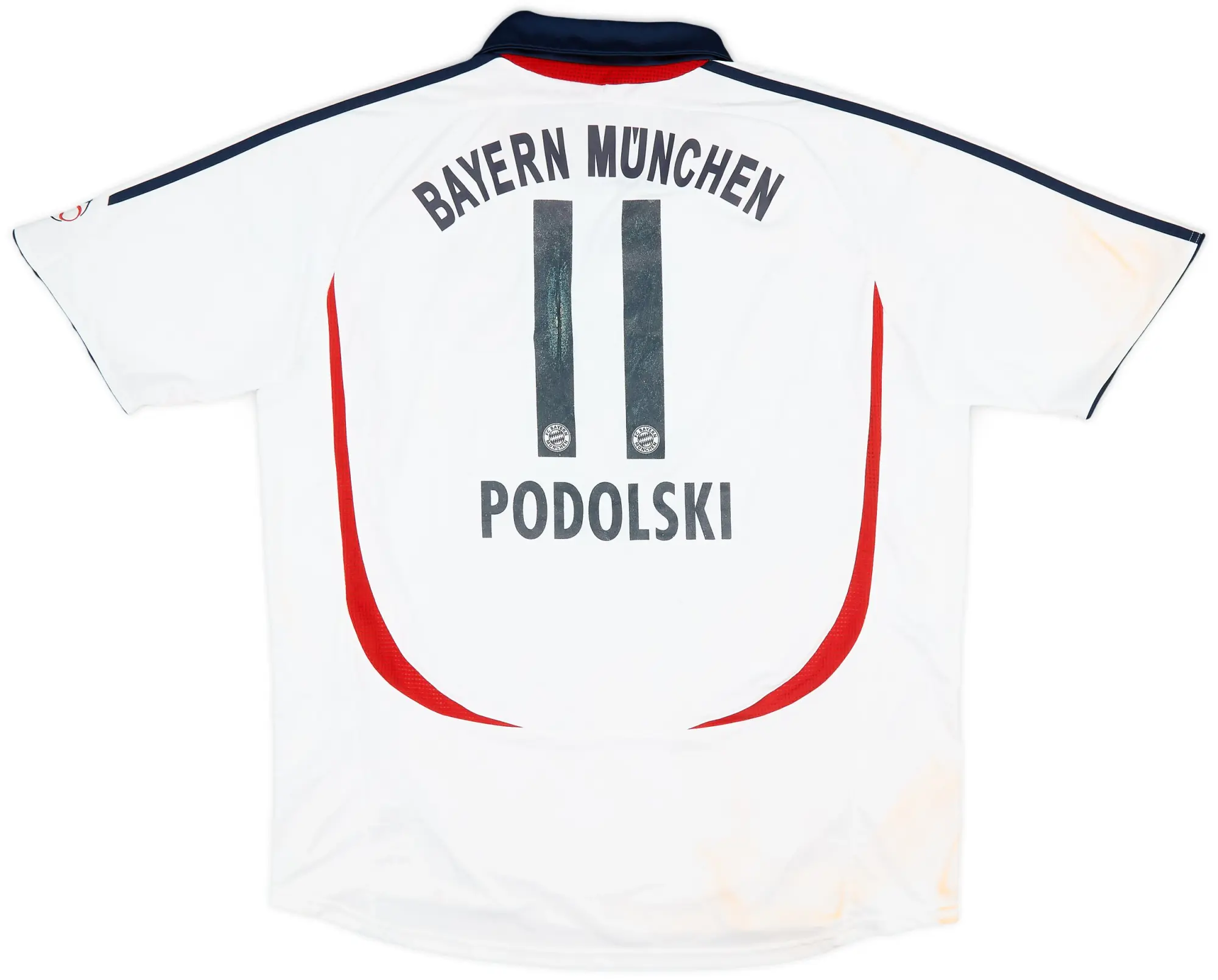 adidas 2006-07 Bayern Munich Away Shirt Podolski #11 - 5/10 - (XL)