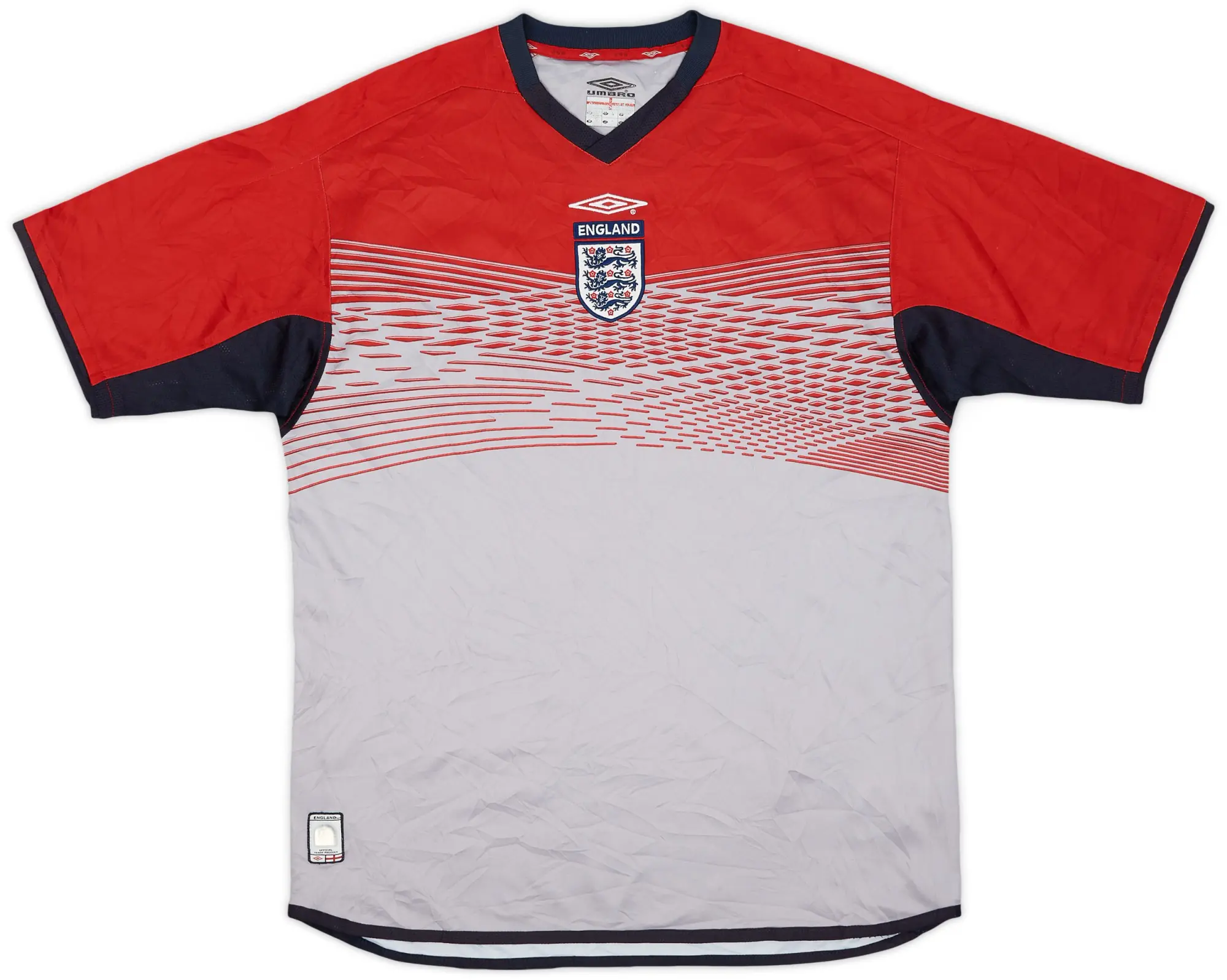2002-03 England Umbro Training Shirt - 8/10 - (L)