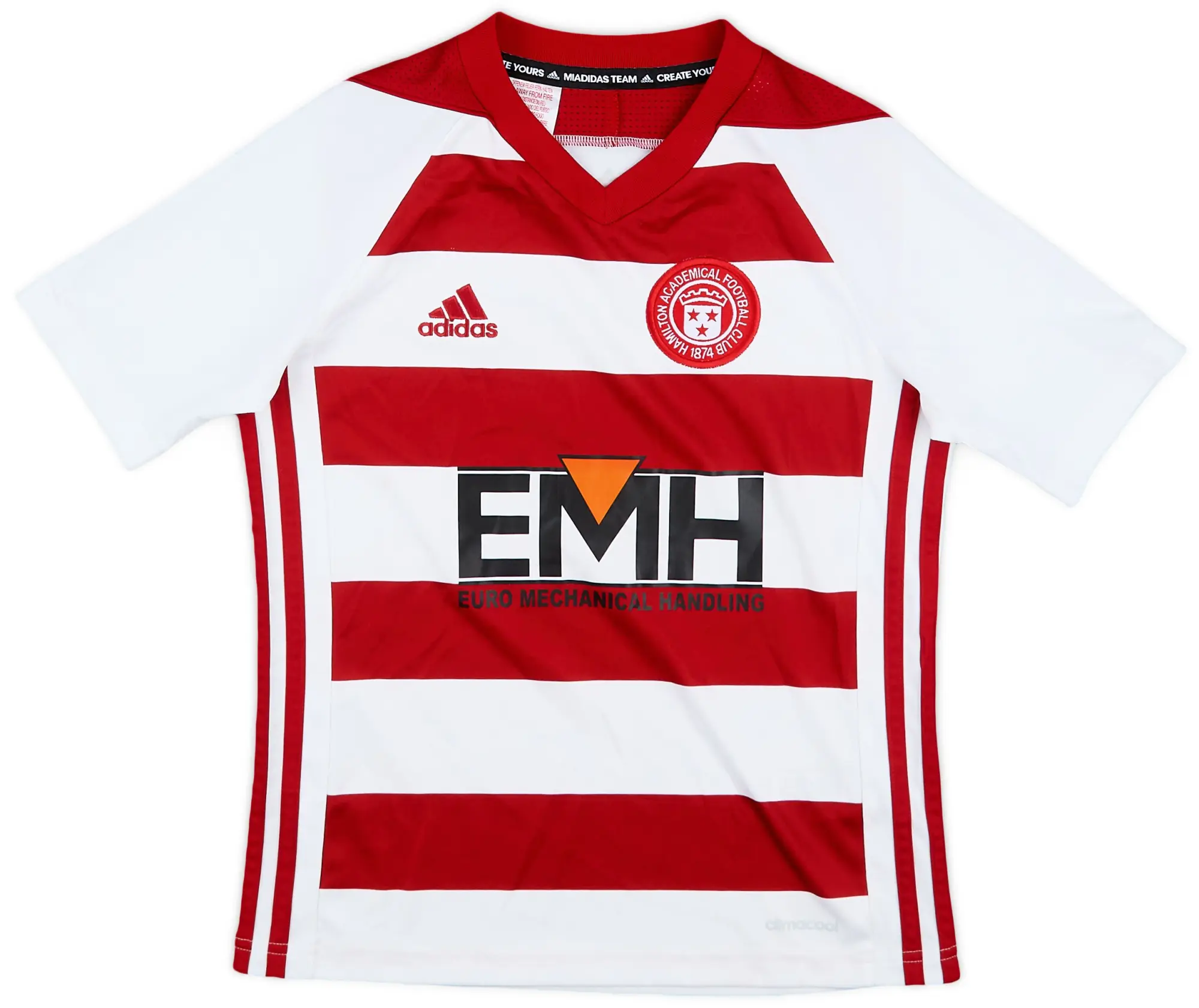 adidas 2019-20 Hamilton Academical Home Shirt - 8/10 - (S.Boys)
