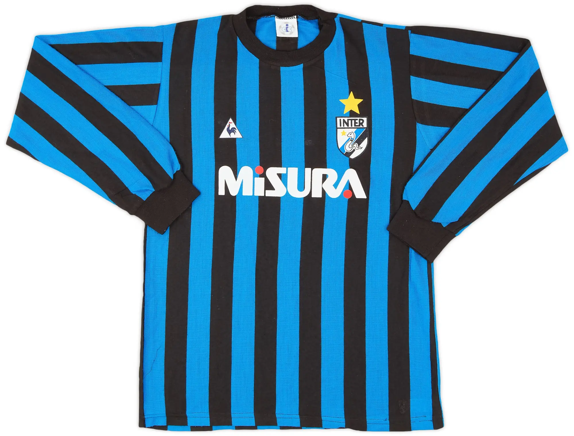 LeCoqSportif 1986-88 Inter Milan Home L/S Shirt #10 - 5/10 - (L.Boys)