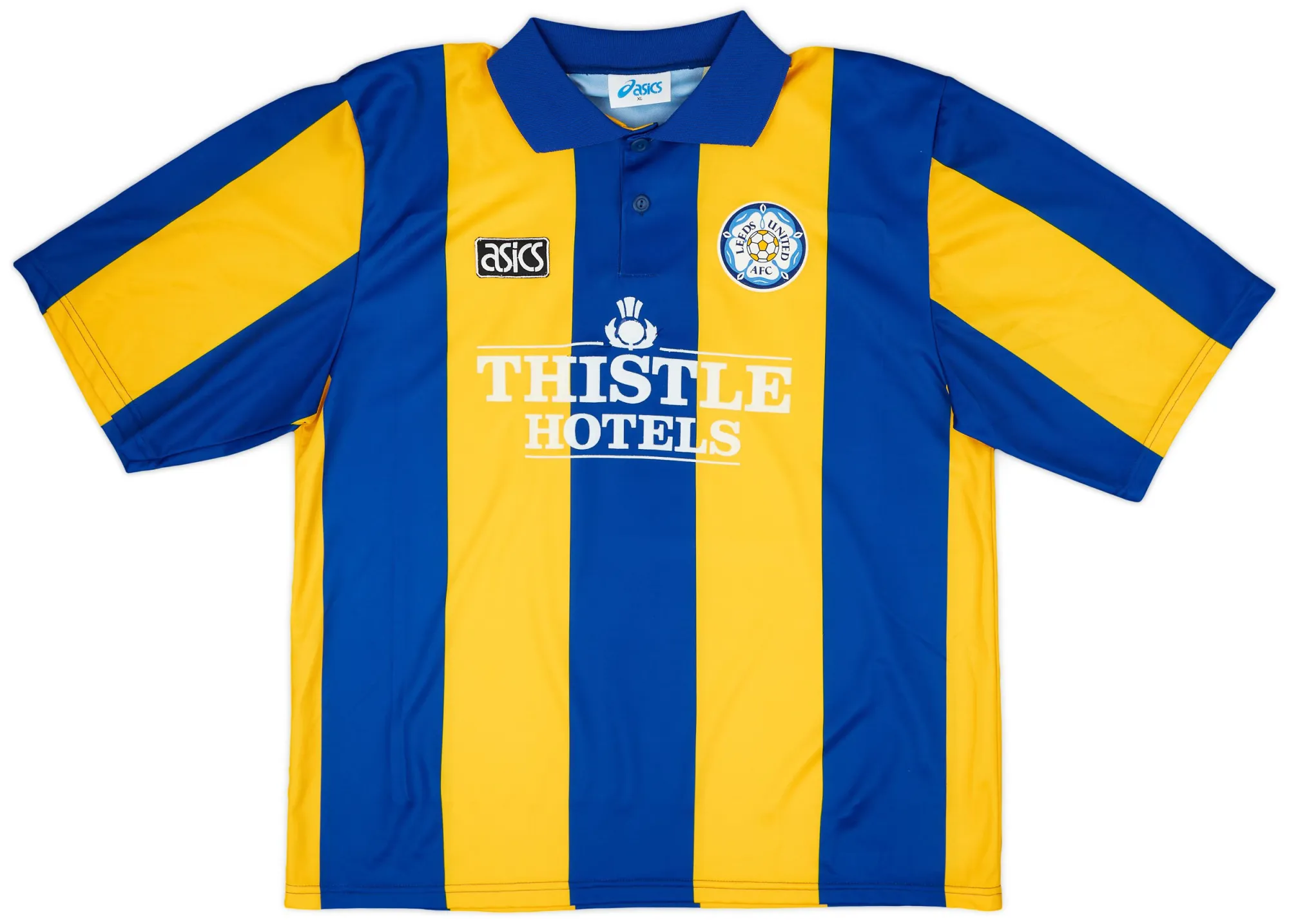 アシックス リーズ・ユナイテッド ユニフォーム 93/95アウェイ Lサイズ Asics Leeds United Mens SS Away Shirt 1993/95 | LEEA9347-393