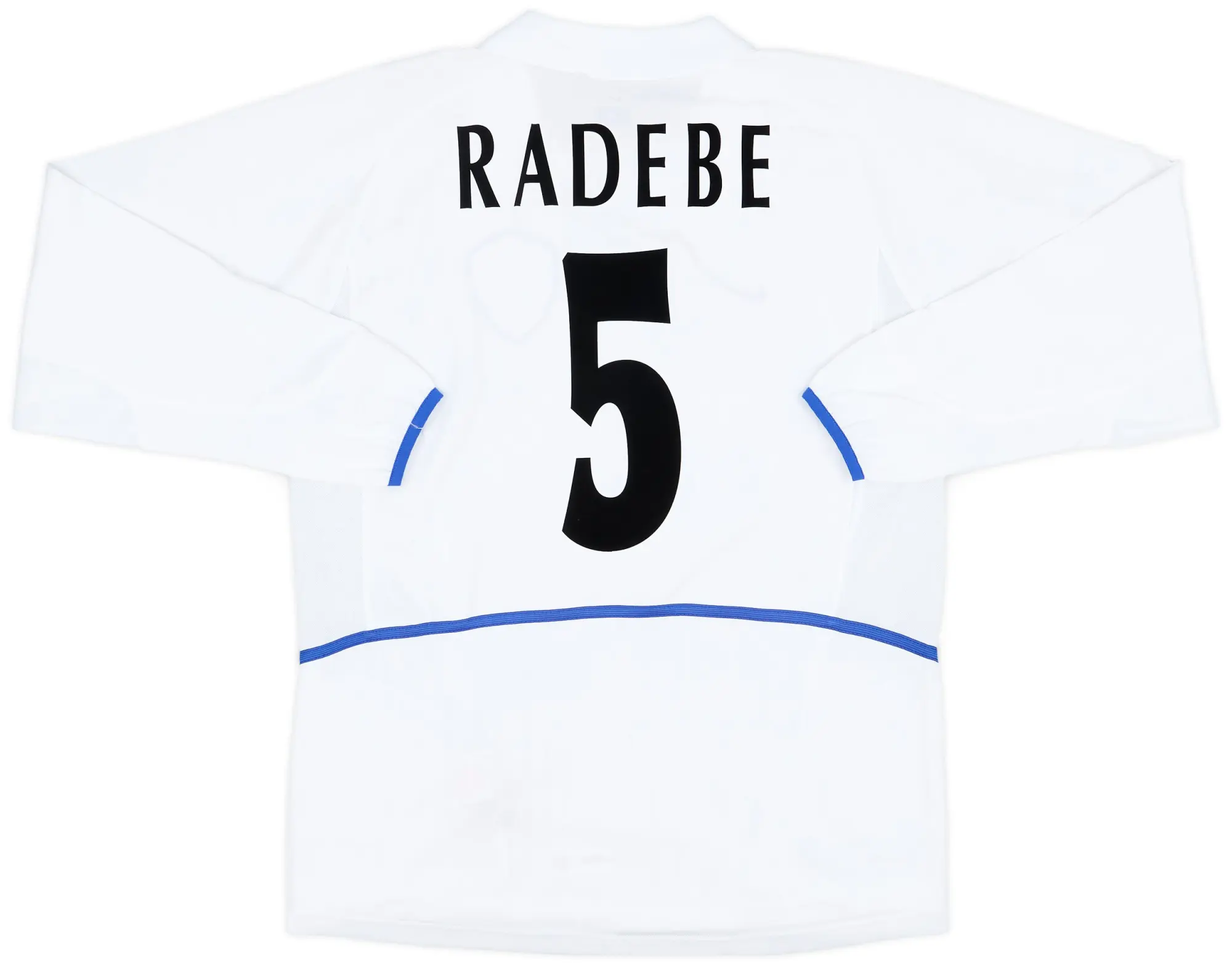 Nike 2002-03 Leeds United Home L/S Shirt Radebe #5 (M)