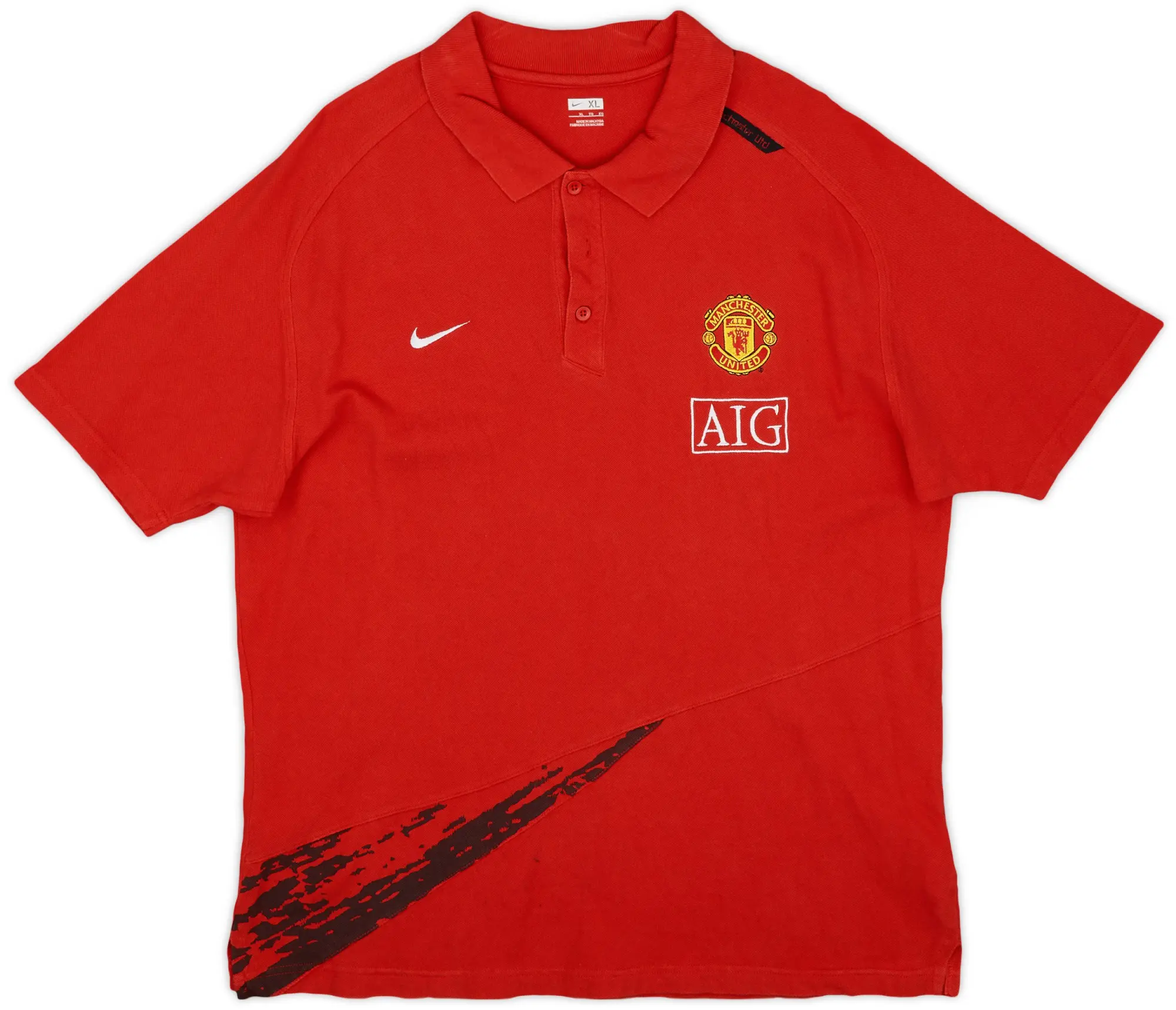 2007-08 Manchester United Nike Training Shirt - 7/10 - (L)