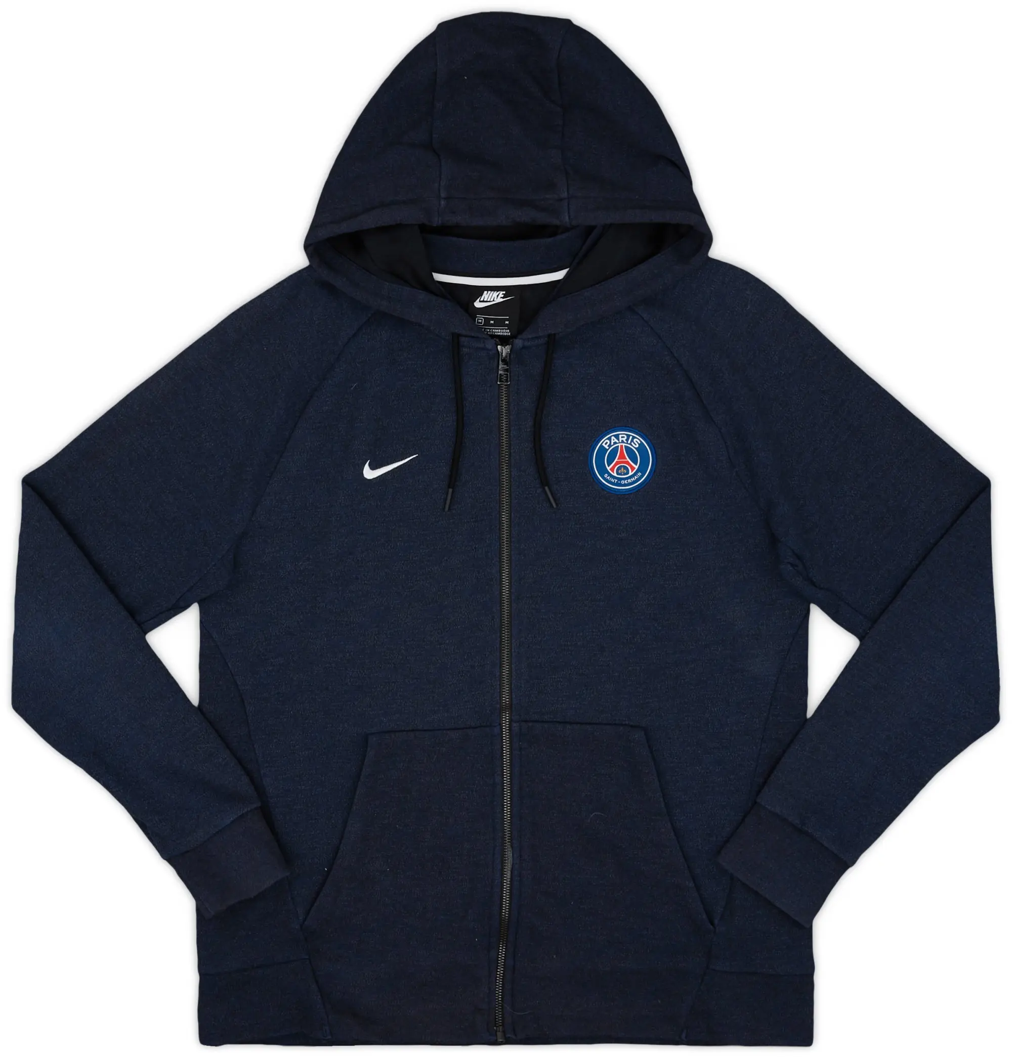 2018-19 Paris Saint-Germain Nike Hooded Track Top - 8/10 - (M)