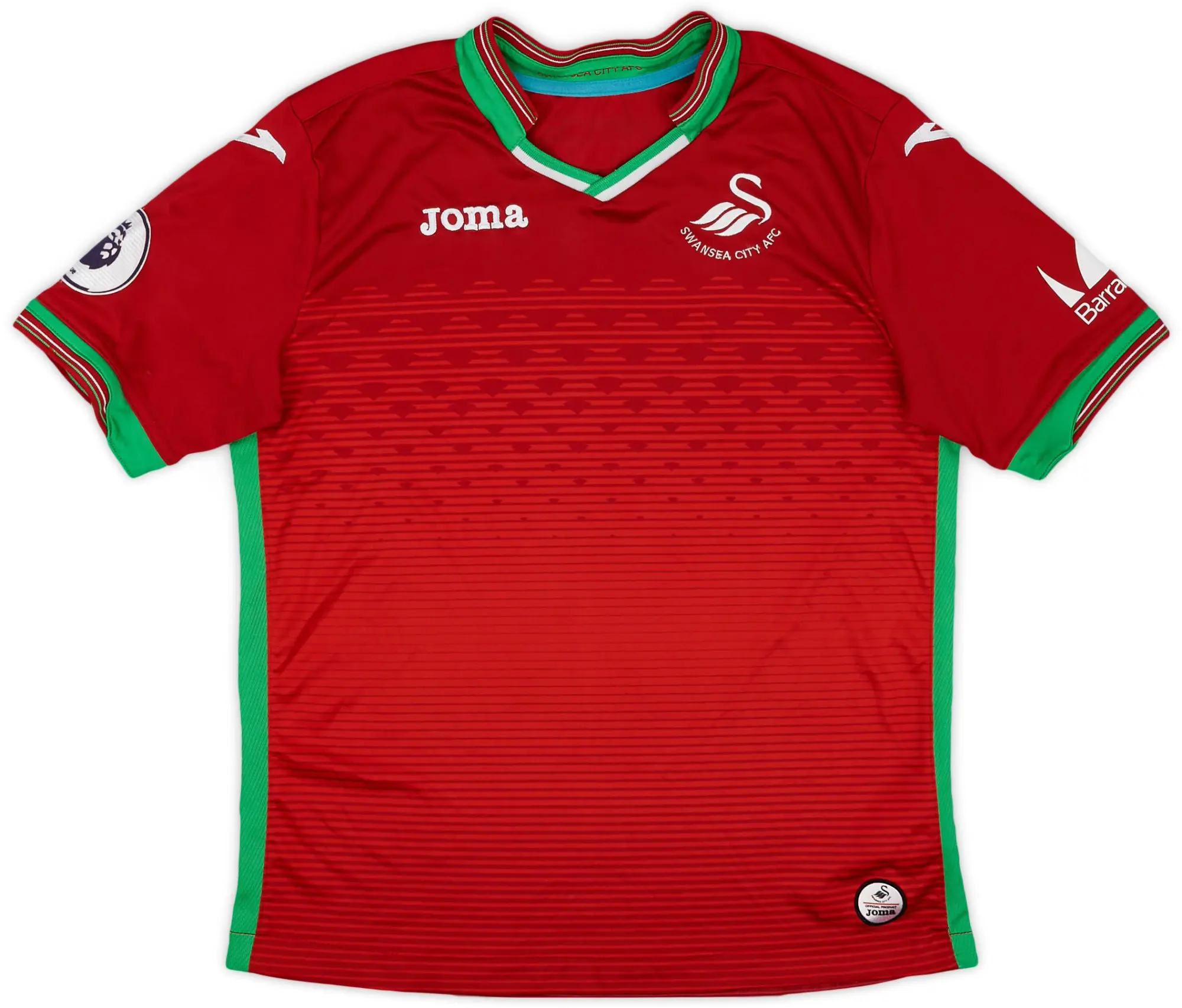 Joma 2017-18 Swansea Away Shirt - 8/10 - (M.Boys)