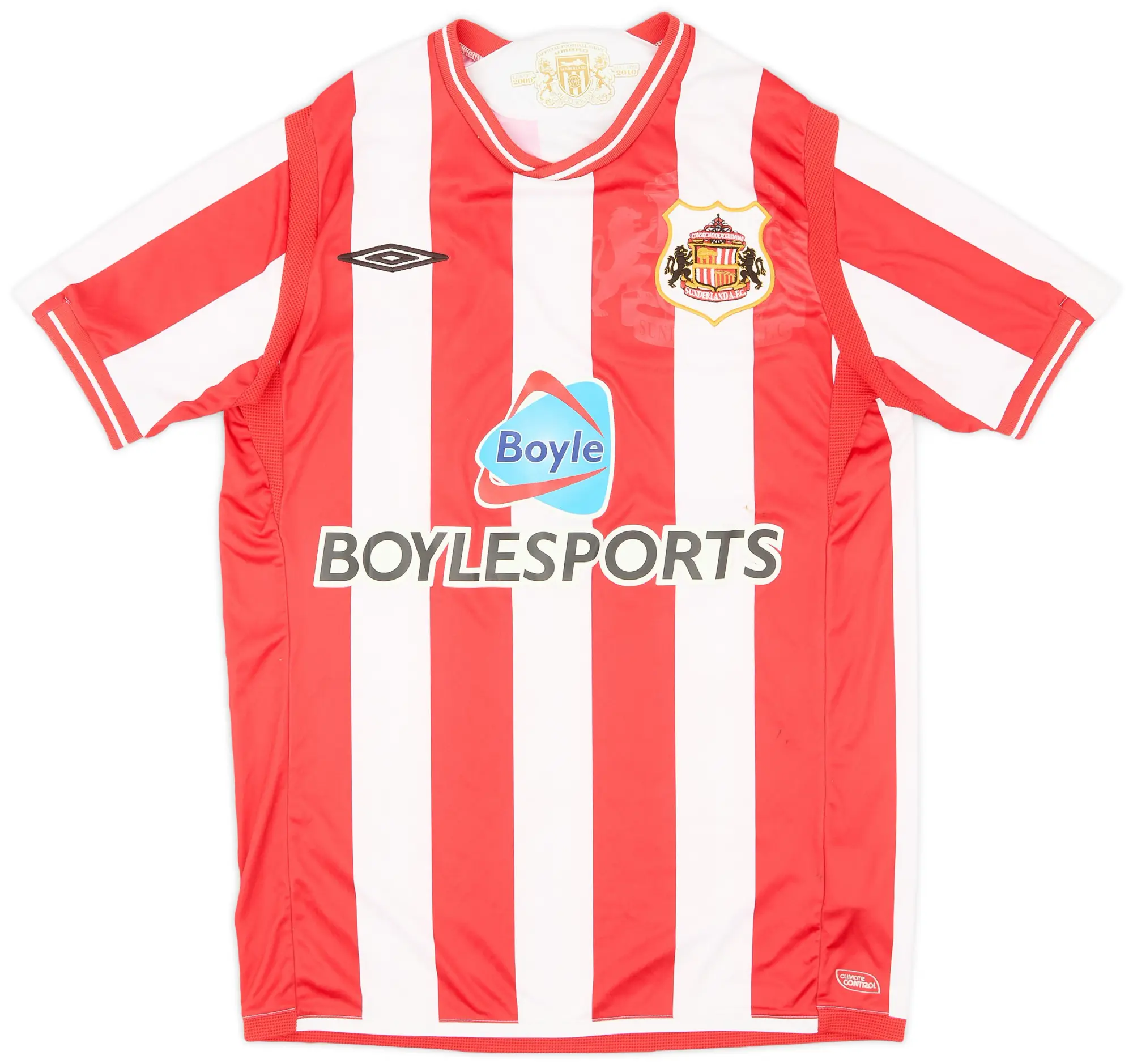 Umbro 2009-10 Sunderland Home Shirt - 8/10 - (S)