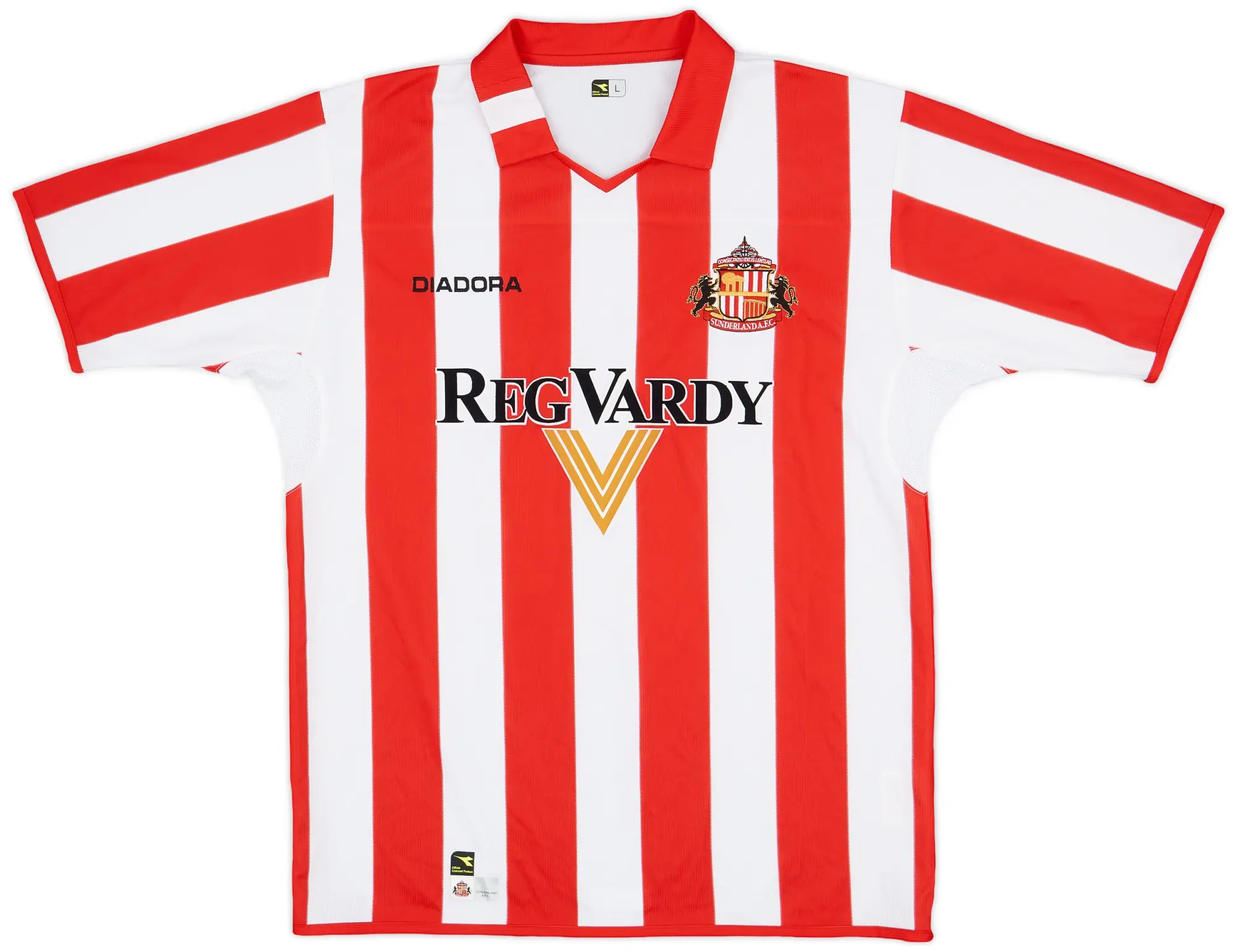 Diadora 2004-05 Sunderland Home Shirt - 8/10 - (L)