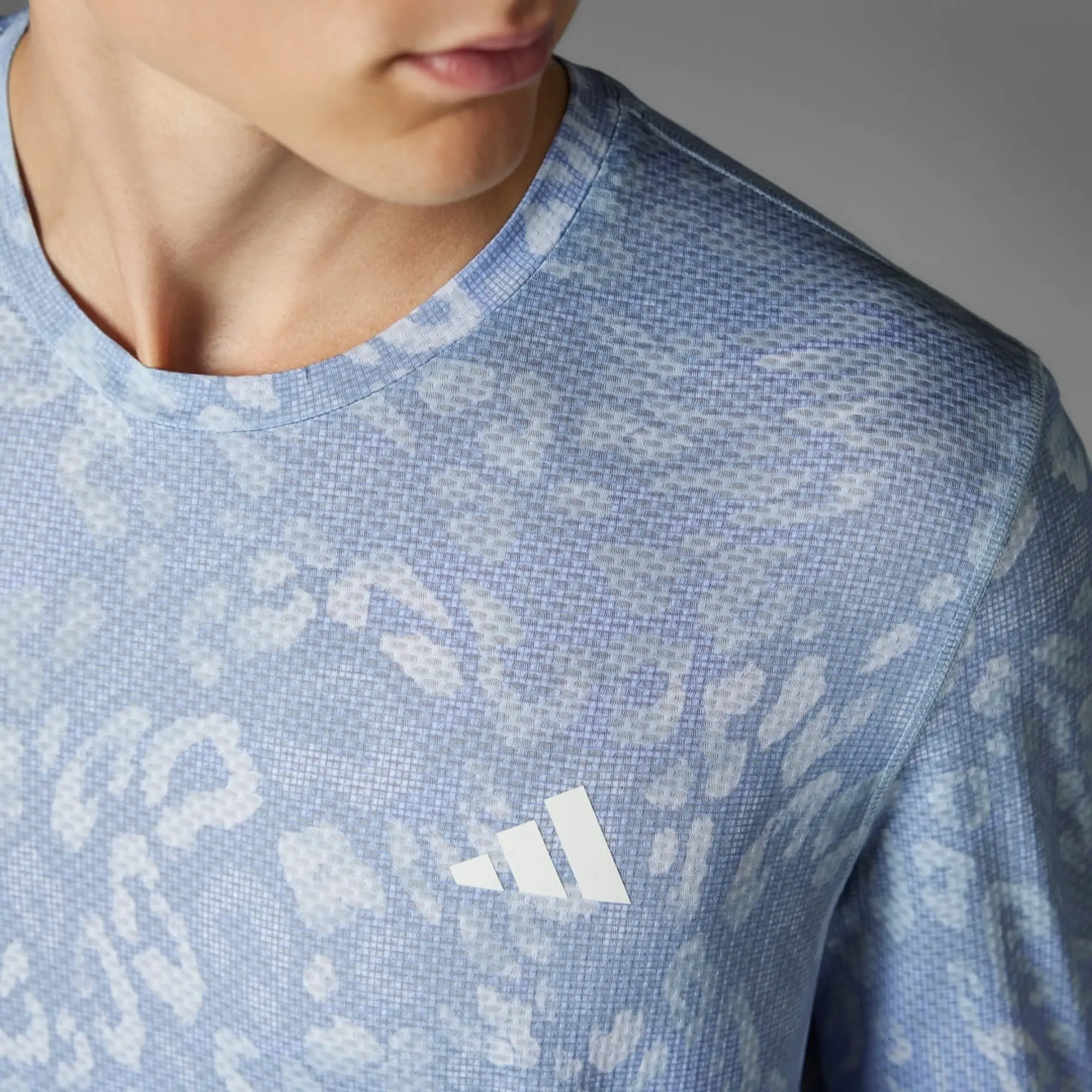 adidas Own the Run CLIMACOOL 3-Stripes Long Sleeve Tee