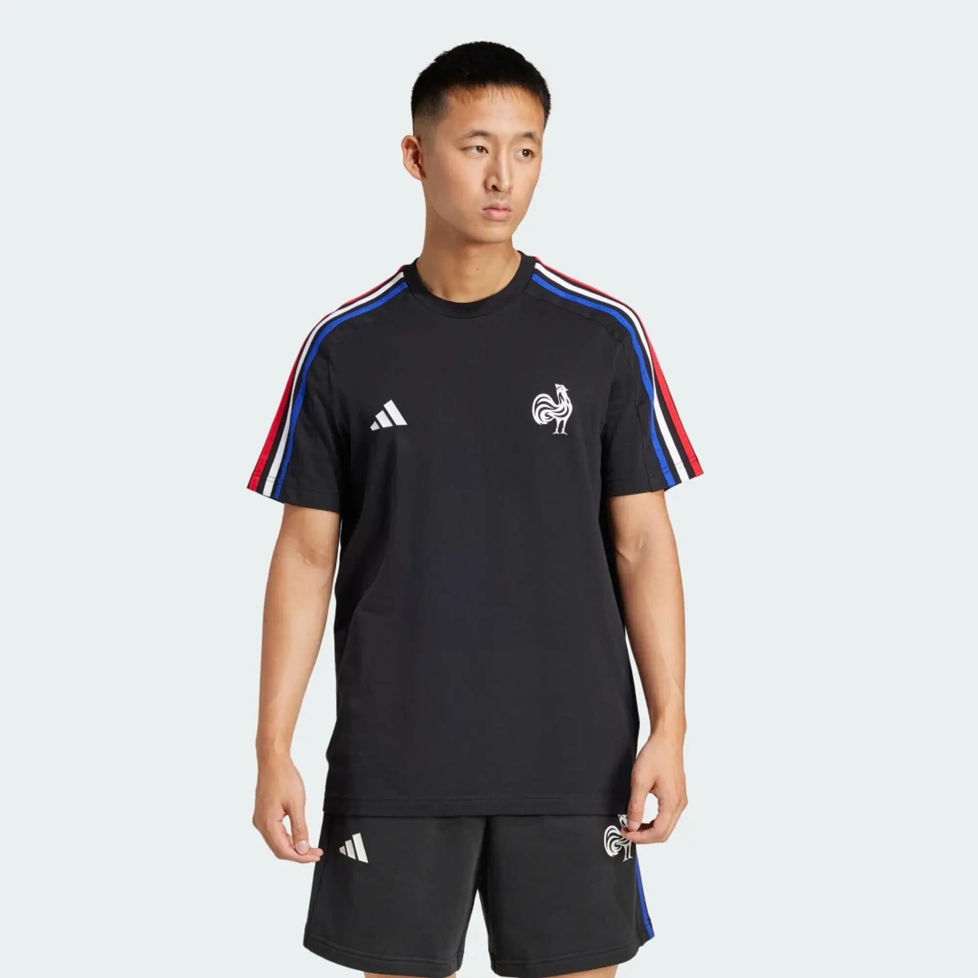 adidas France Essentials 3-Stripes T-Shirt
