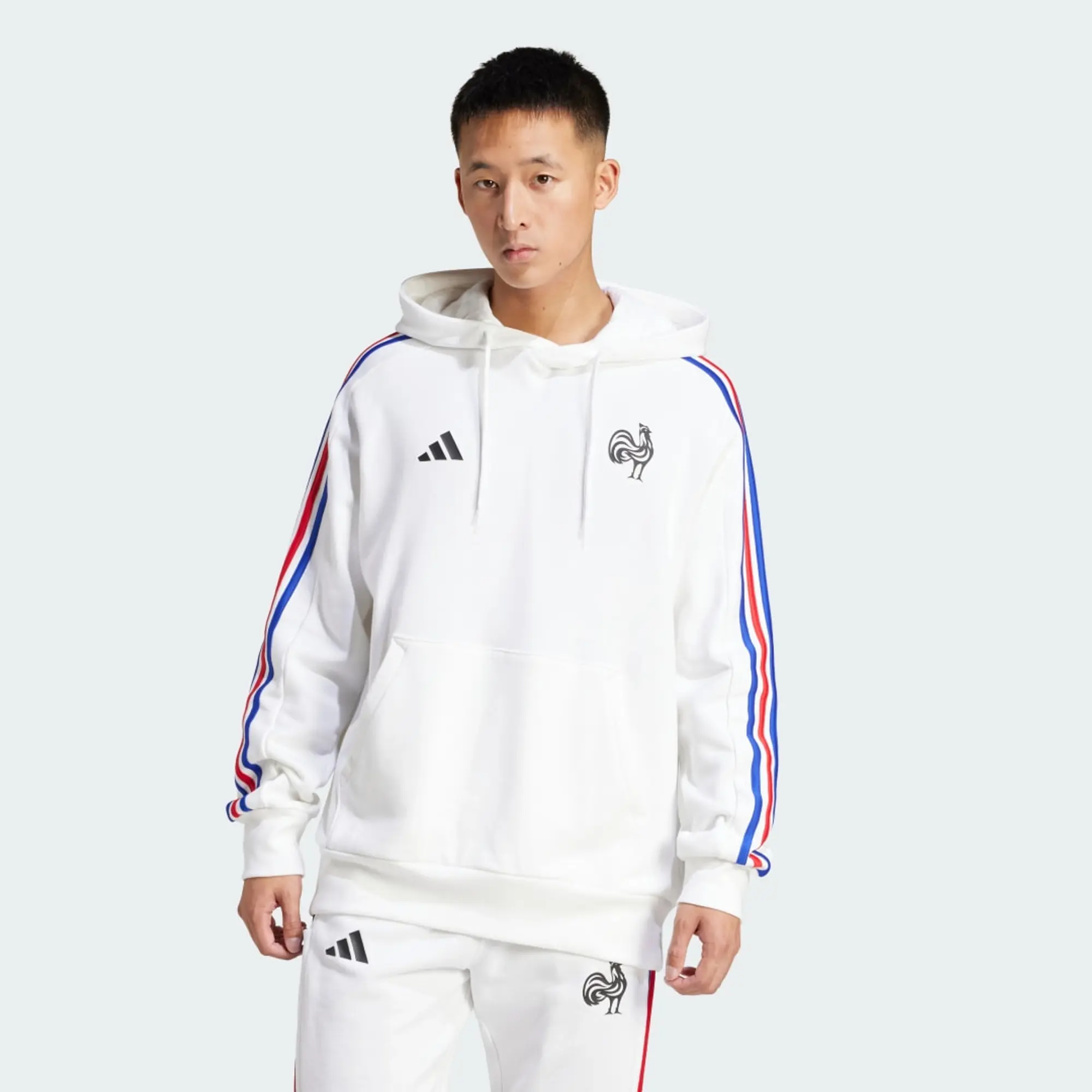 adidas France Essentials 3-Stripes Hoodie