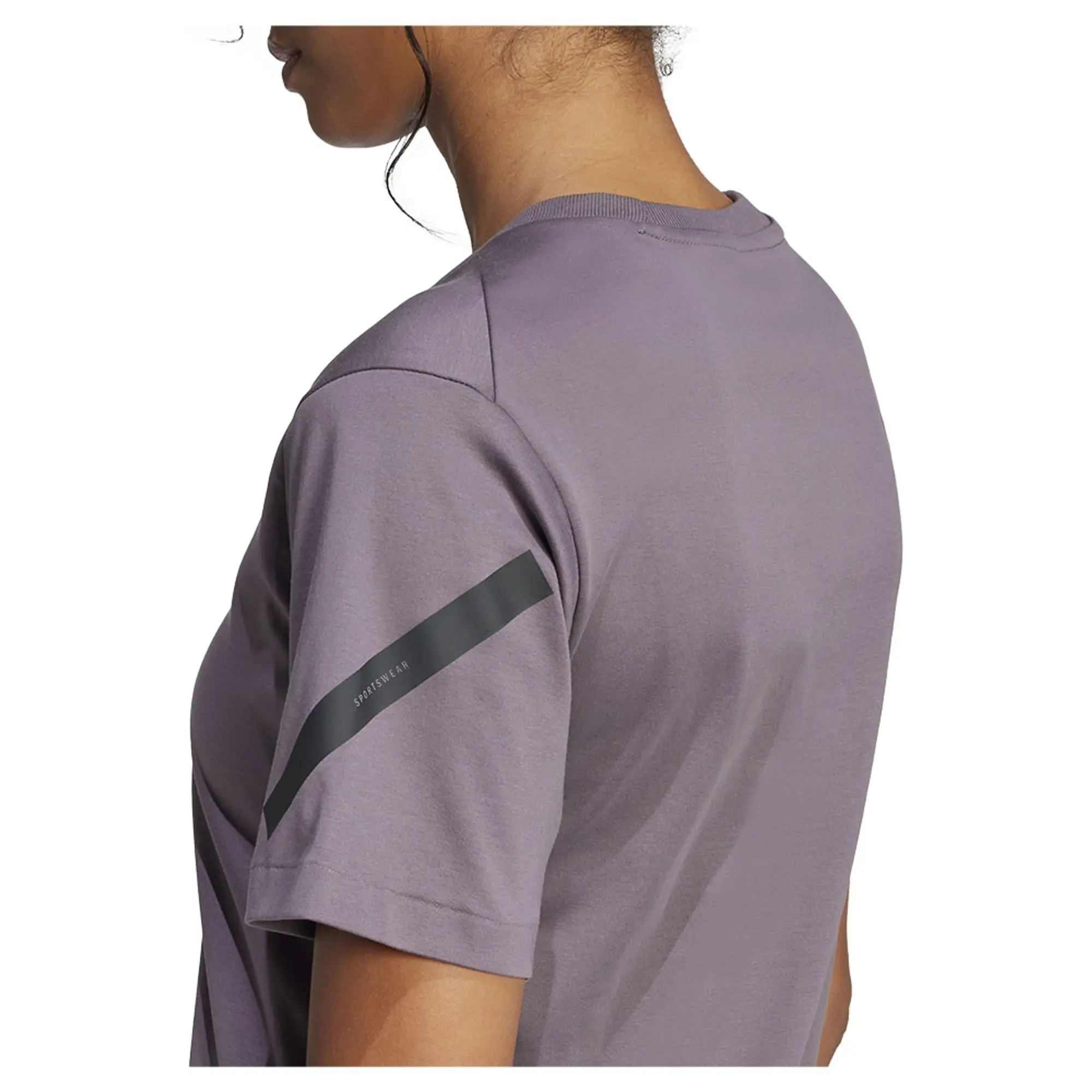 Manchester United x adidas Womens Z.N.E. T-Shirt Grey