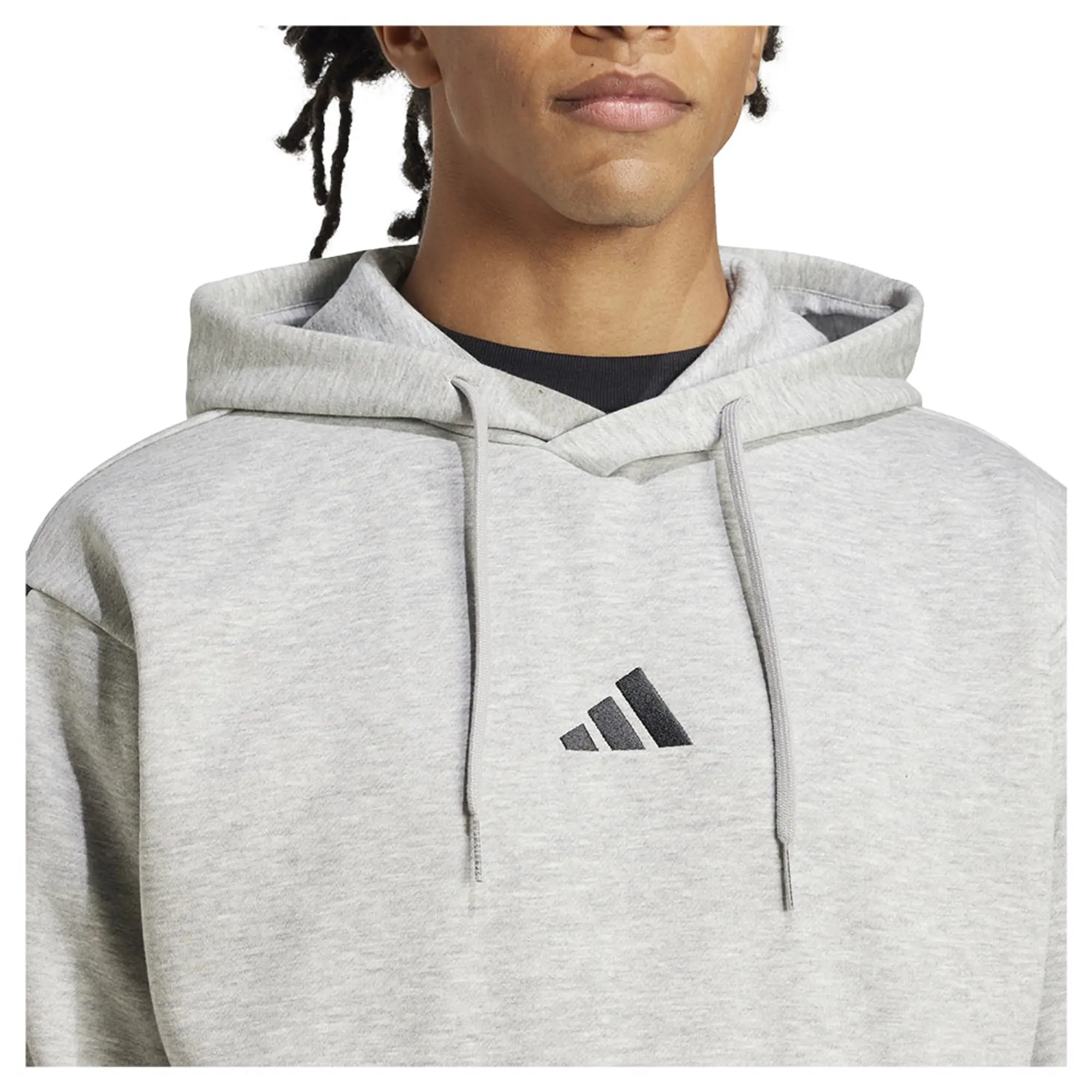 Adidas Essentials 3 Stripes Fleece Hoodie