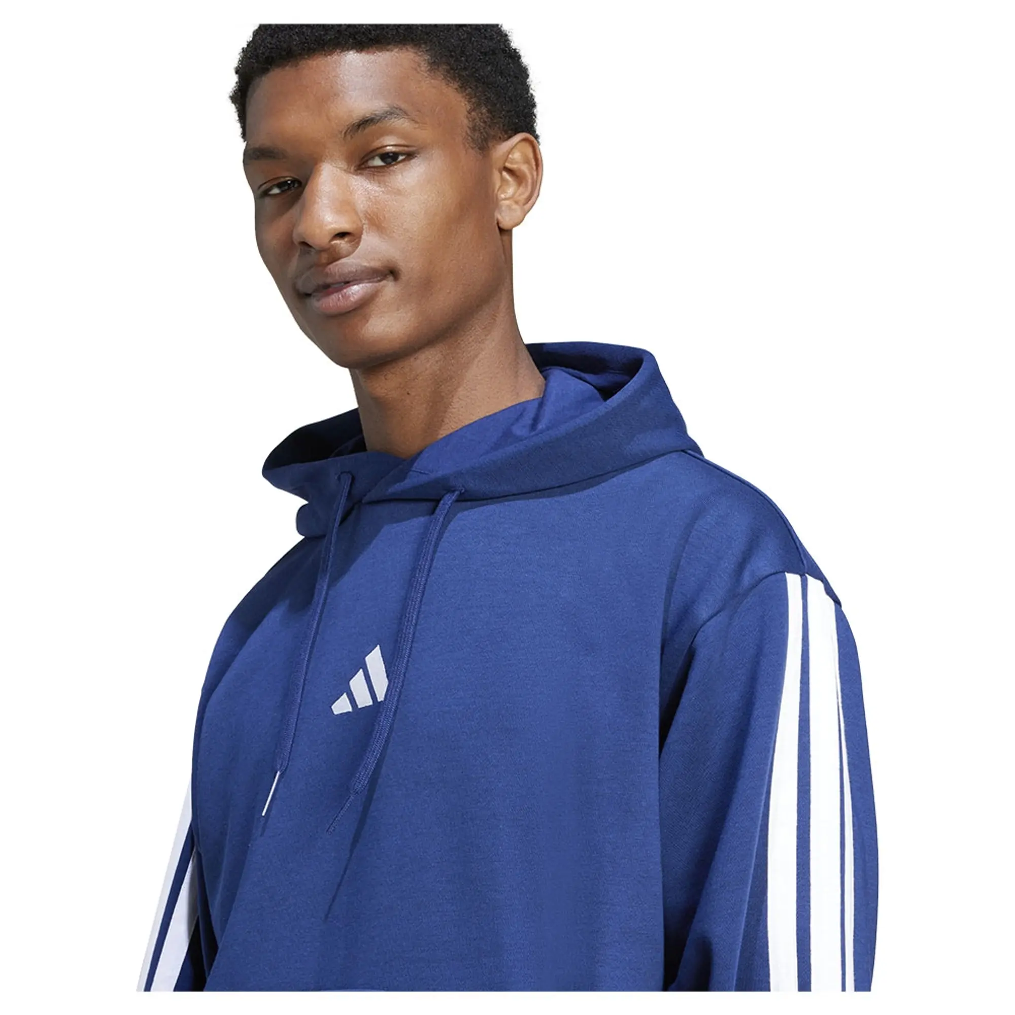 Adidas Essentials 3 Stripes Fleece Hoodie