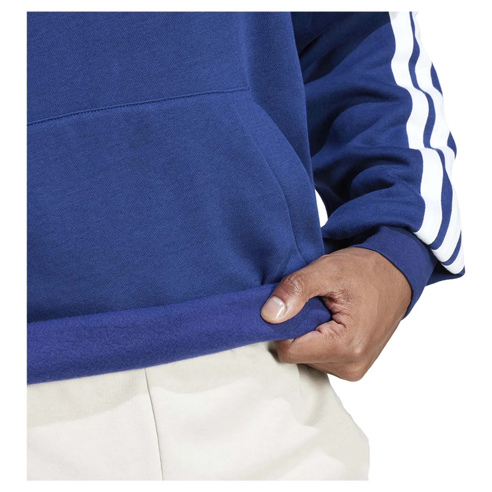 Adidas Essentials 3 Stripes Fleece Hoodie