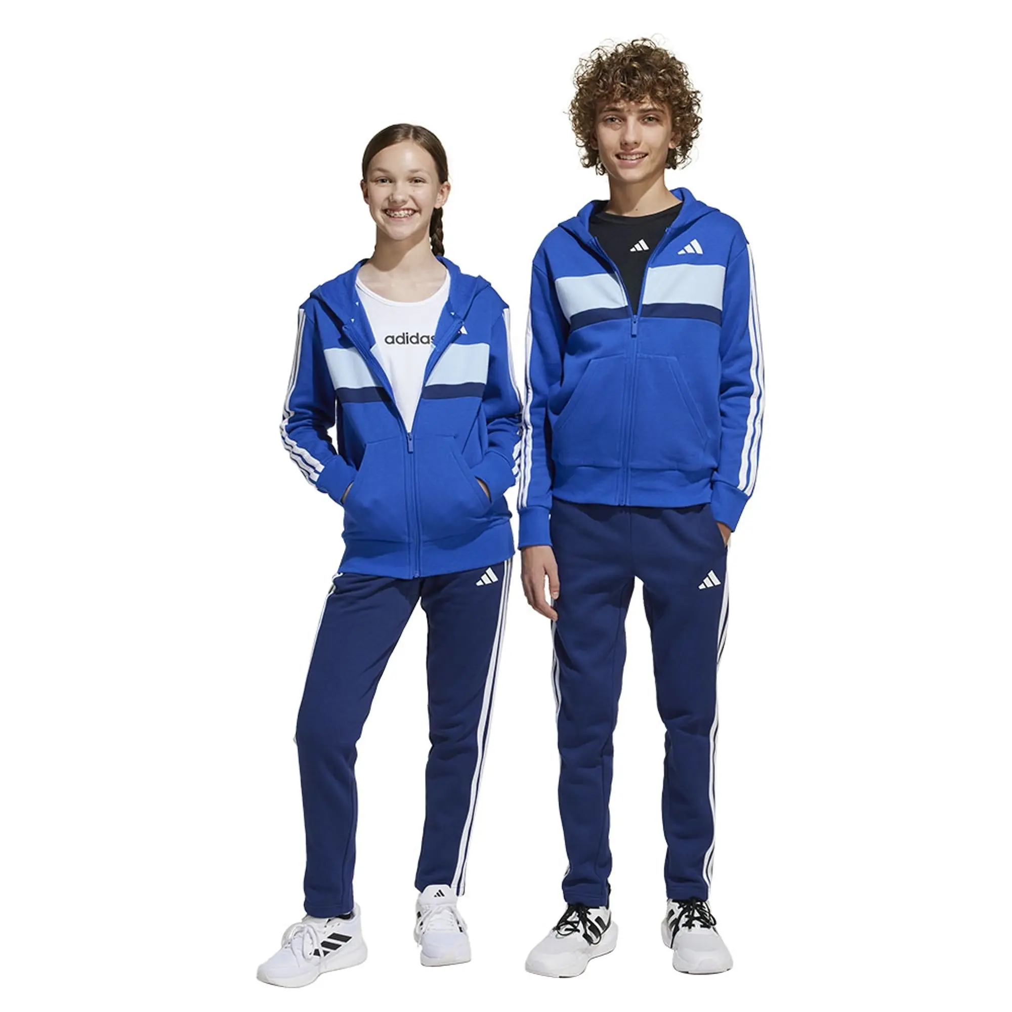 Adidas Seasonal Essentials Tiberio 3 Stripes Fleece Tracksuit