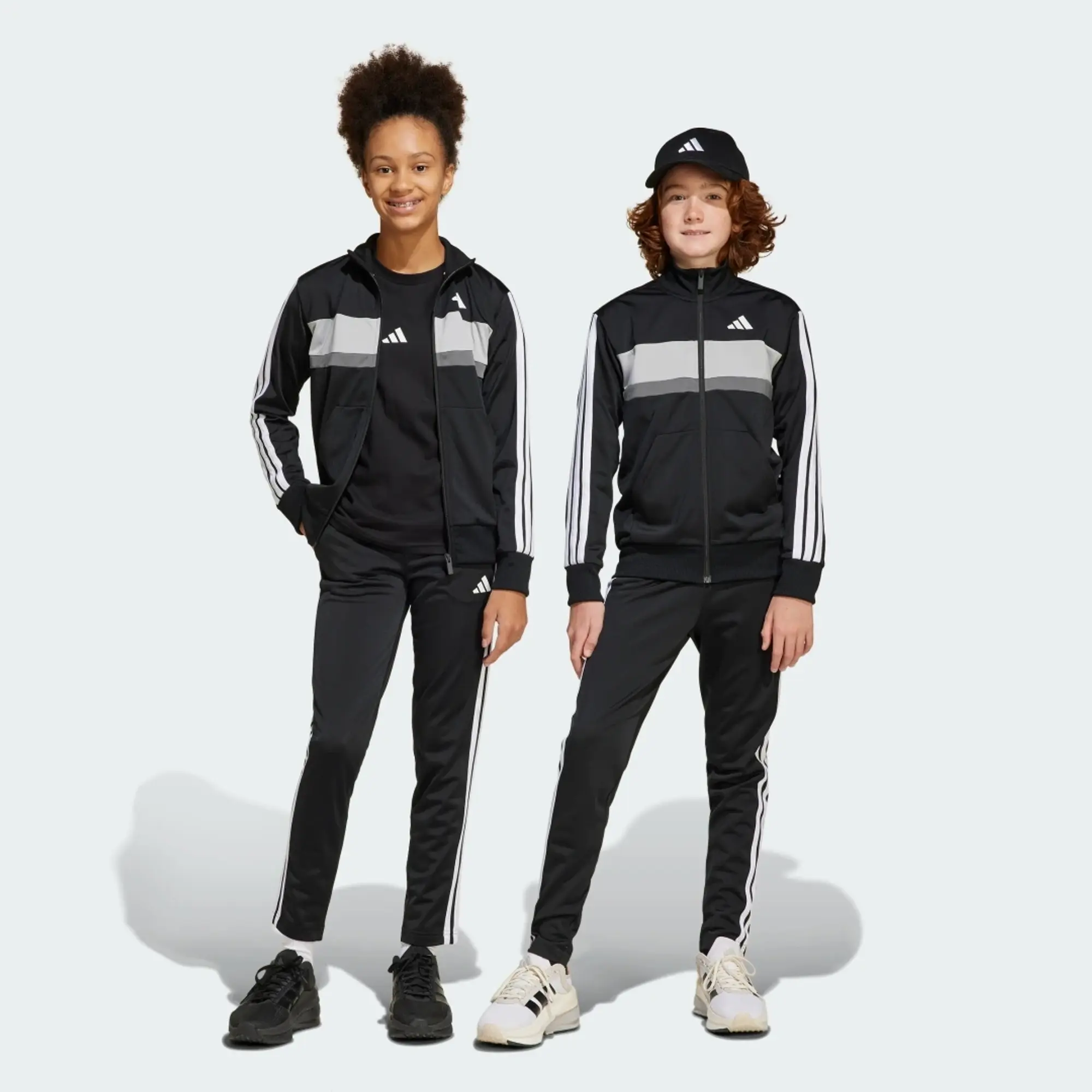 adidas Kids' Tracksuit Tiberio - Black/White
