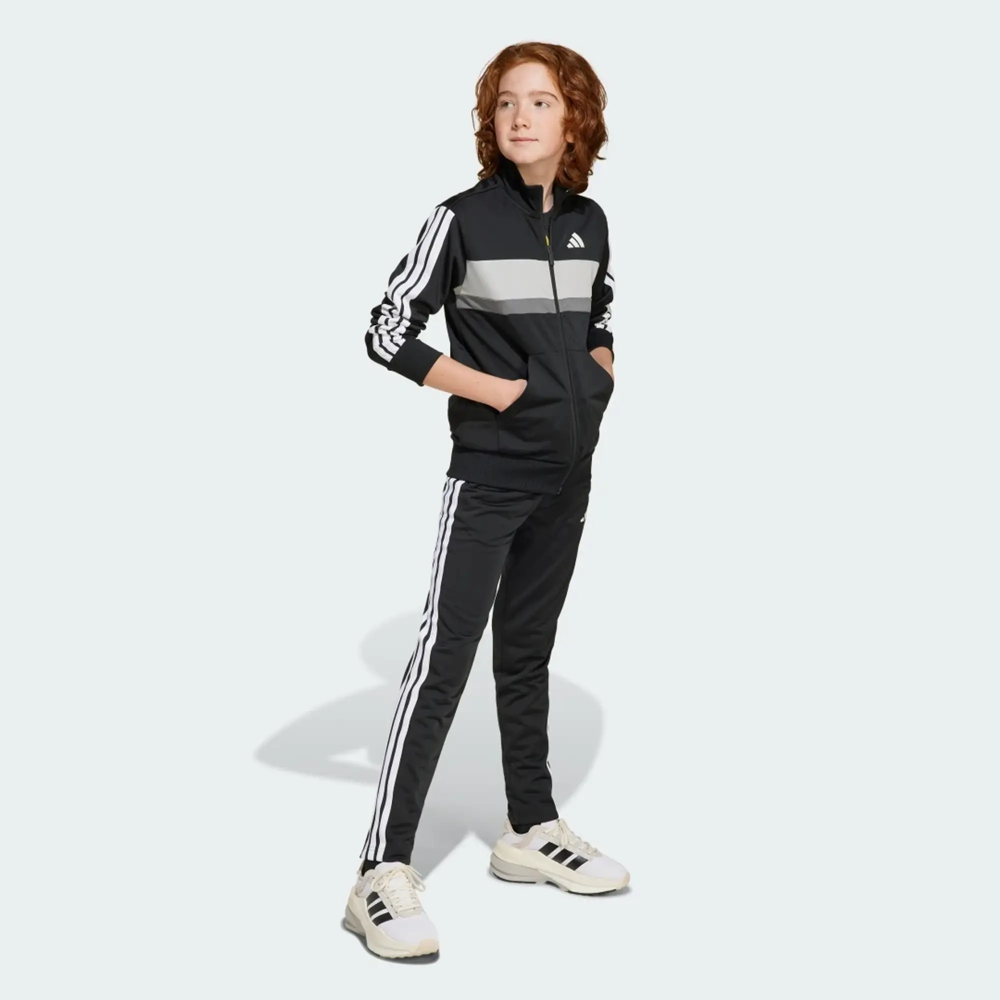 adidas Kids' Tracksuit Tiberio - Black/White