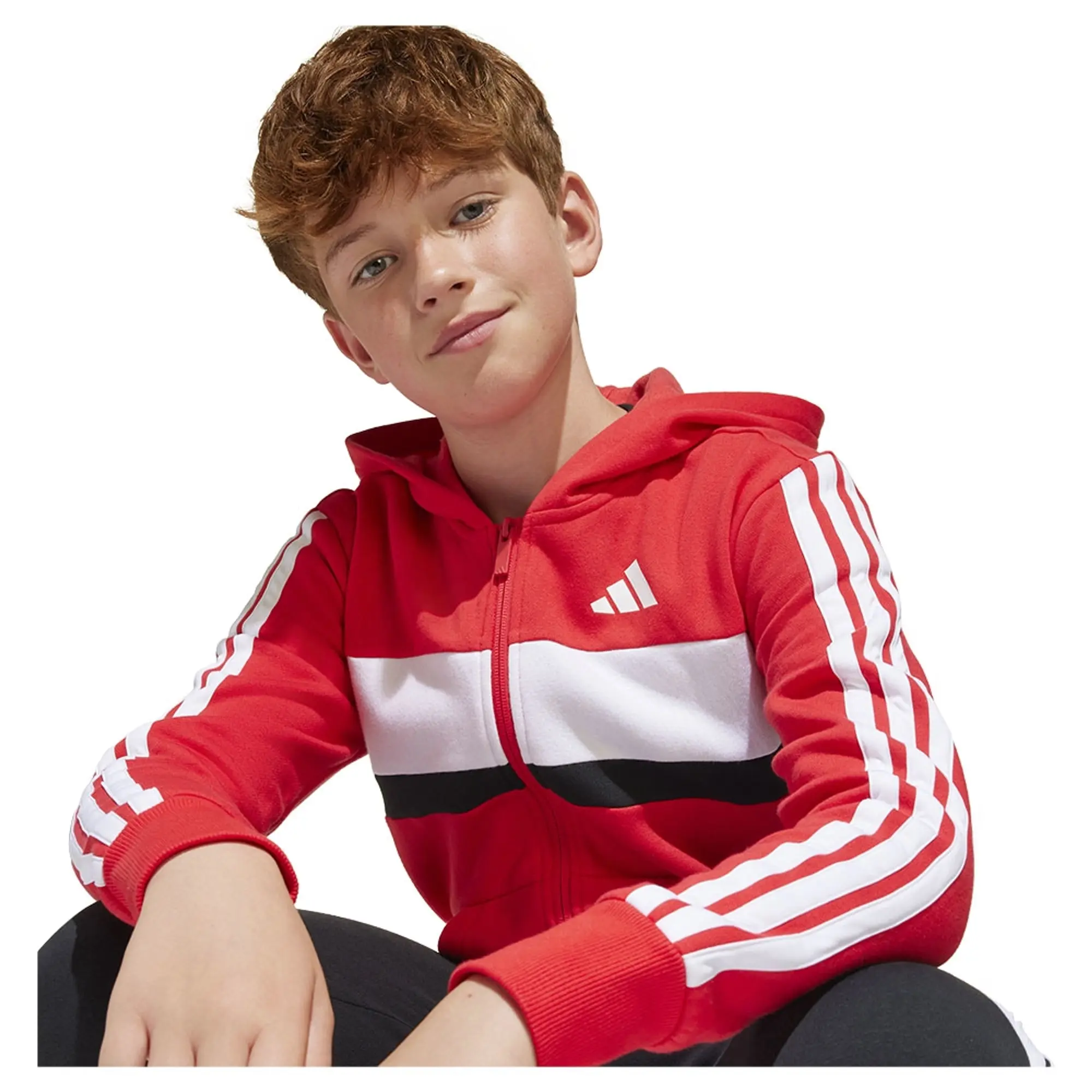 Adidas Seasonal Essentials Tiberio 3 Stripes Fleece Tracksuit
