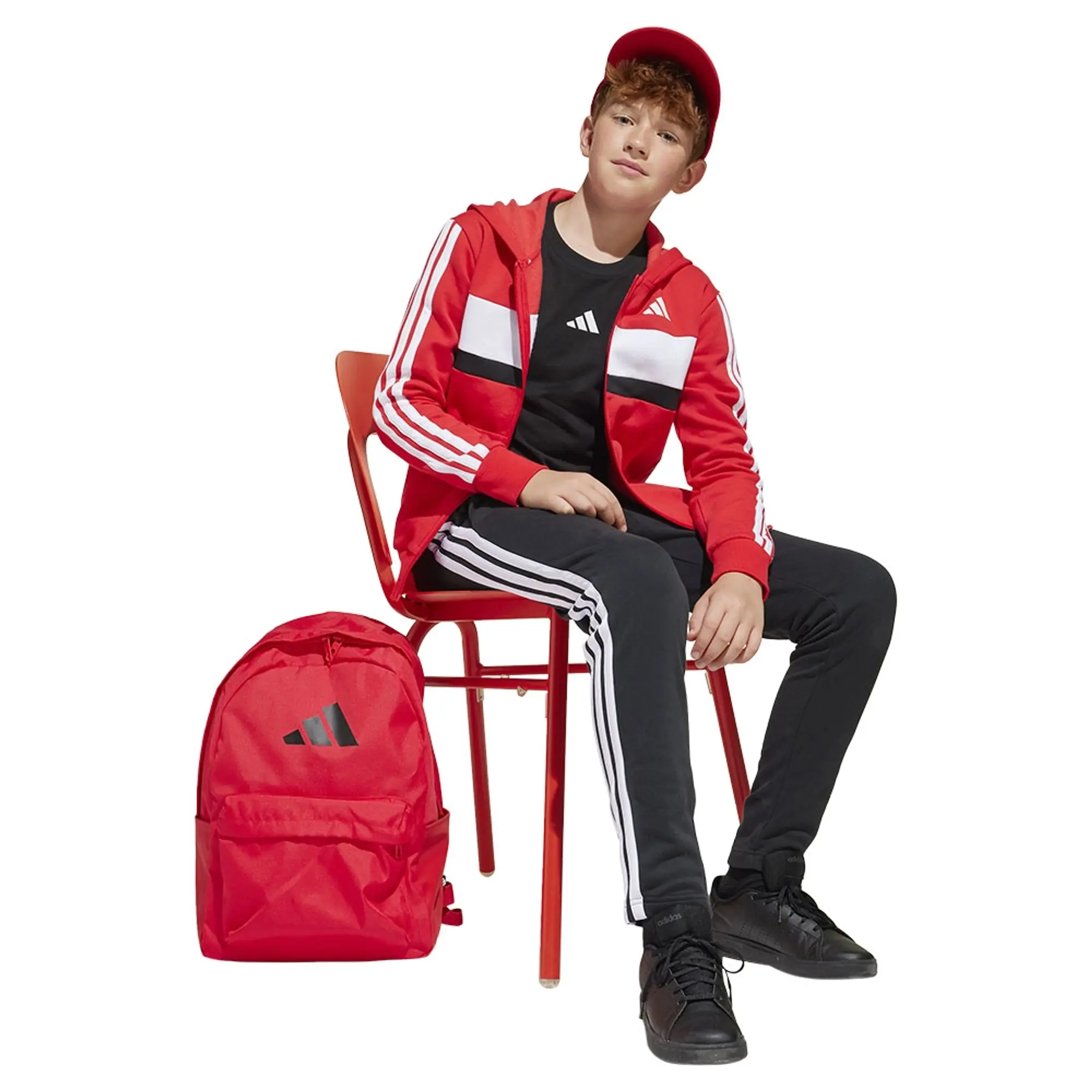 Adidas Seasonal Essentials Tiberio 3 Stripes Fleece Tracksuit