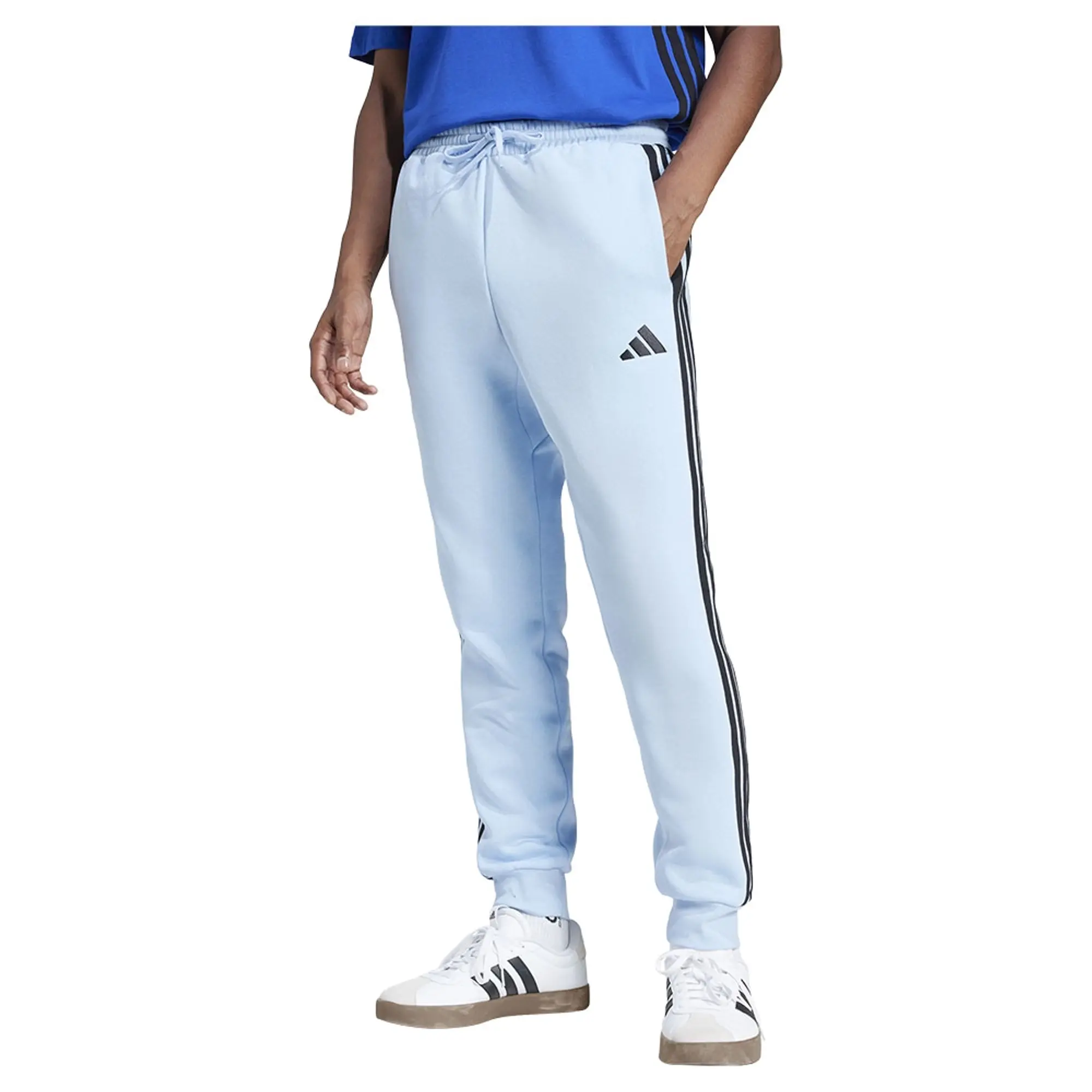 Adidas Essentials 3 Stripes Fleece Joggers