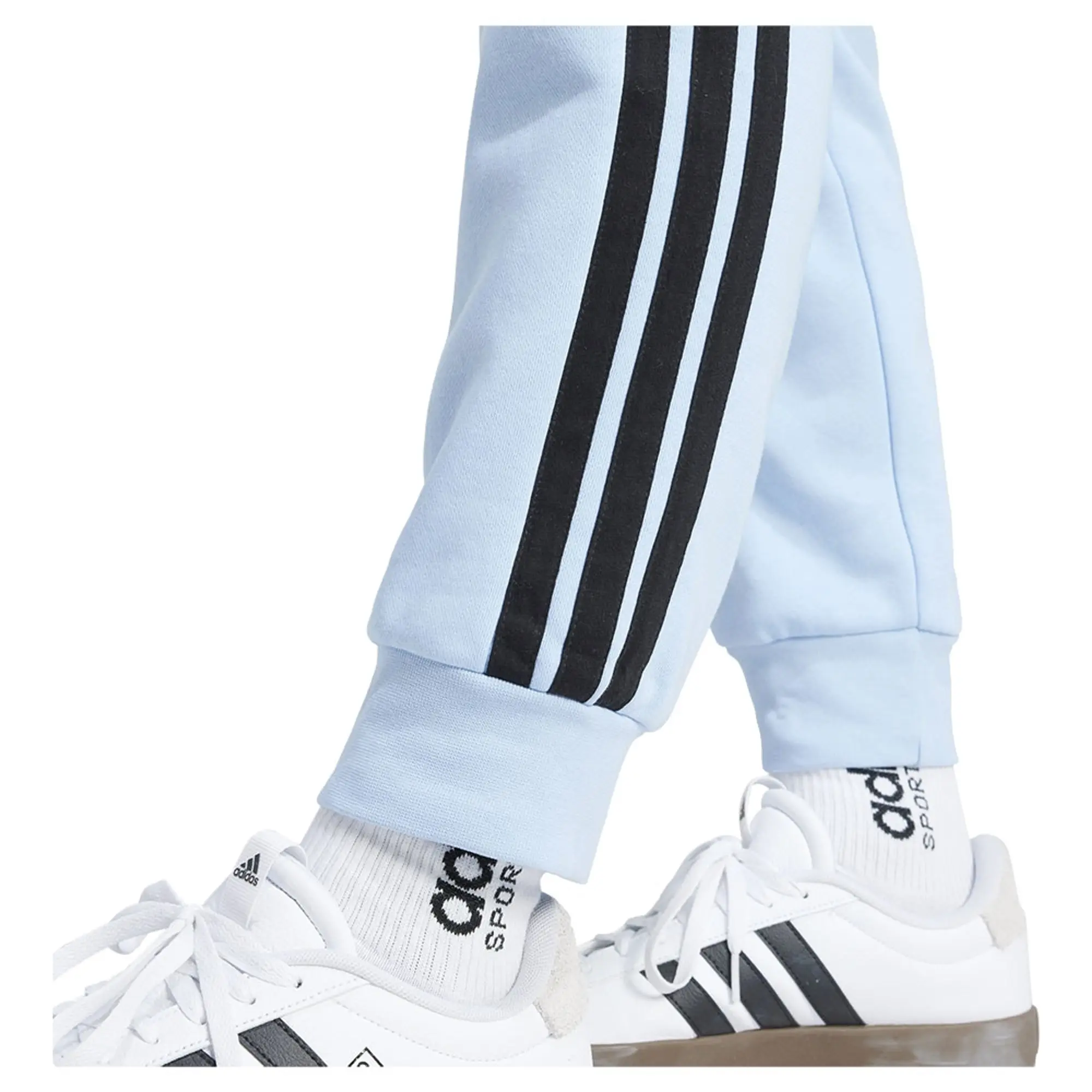 Adidas Essentials 3 Stripes Fleece Joggers
