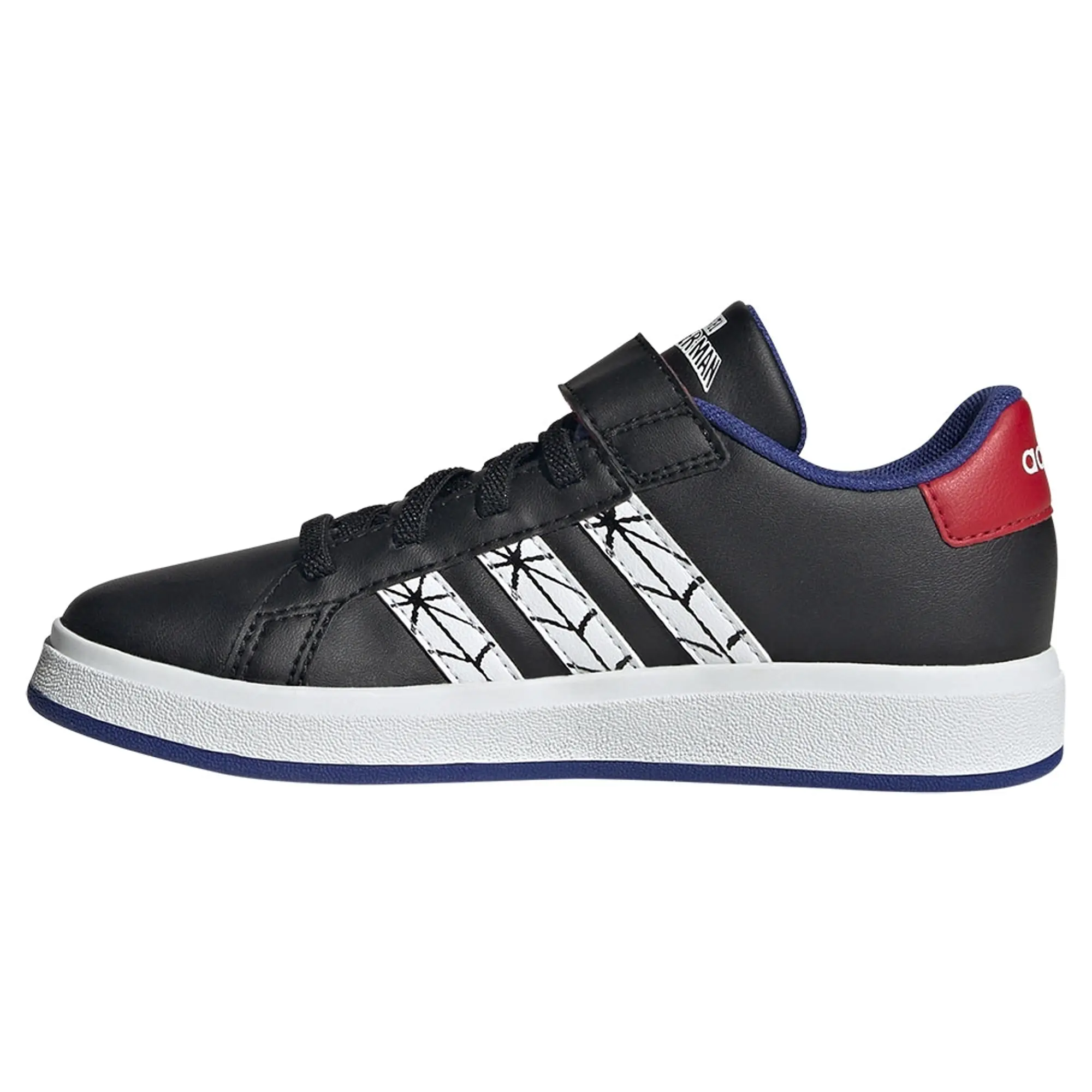 adidas  GRAND COURT SPIDER-MAN EL K  boys's Children's Shoes (Trainers) in Black