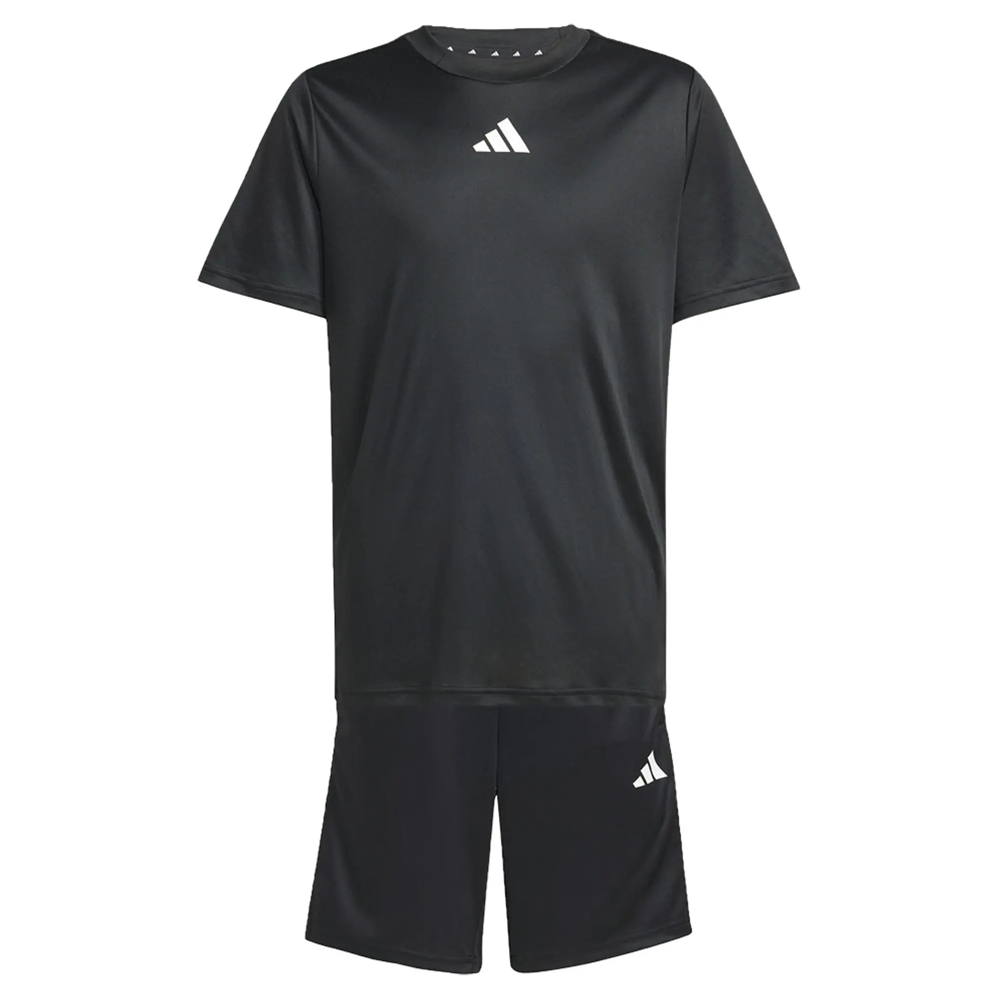 Adidas Train Essentials 3 Stripes Tee Tracksuit