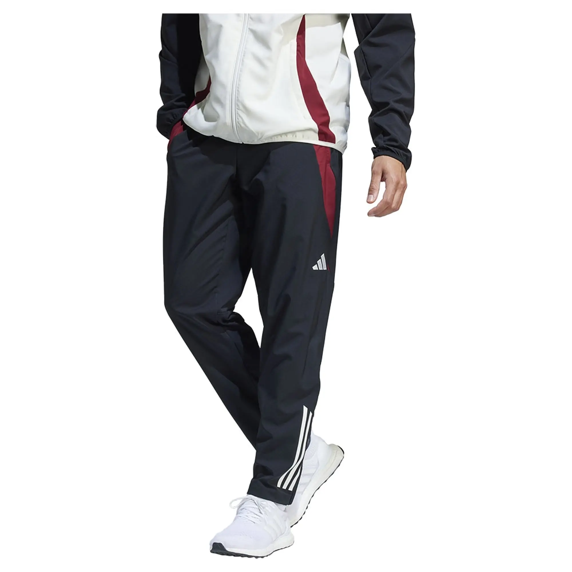 adidas Manchester United Training Trousers Tiro 24 Presentation - Black - ['Black']