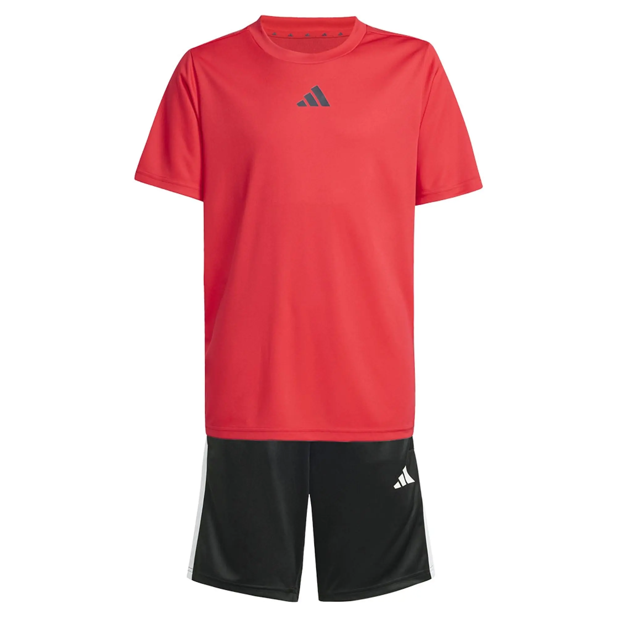 Adidas Train Essentials 3 Stripes Tee Tracksuit
