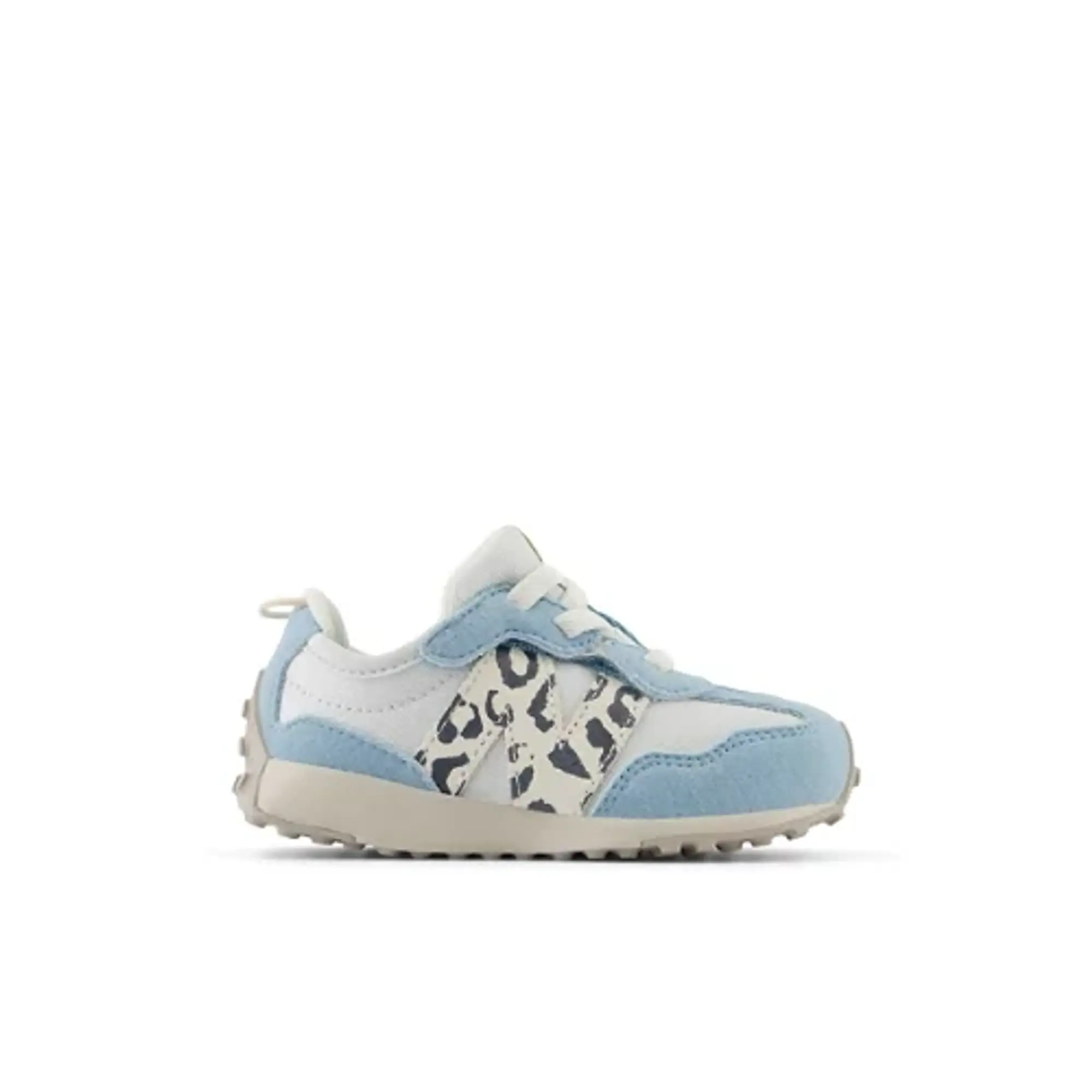 New Balance Kids' 327 NEW-B HOOK & LOOP in Blue/Grey Synthetic